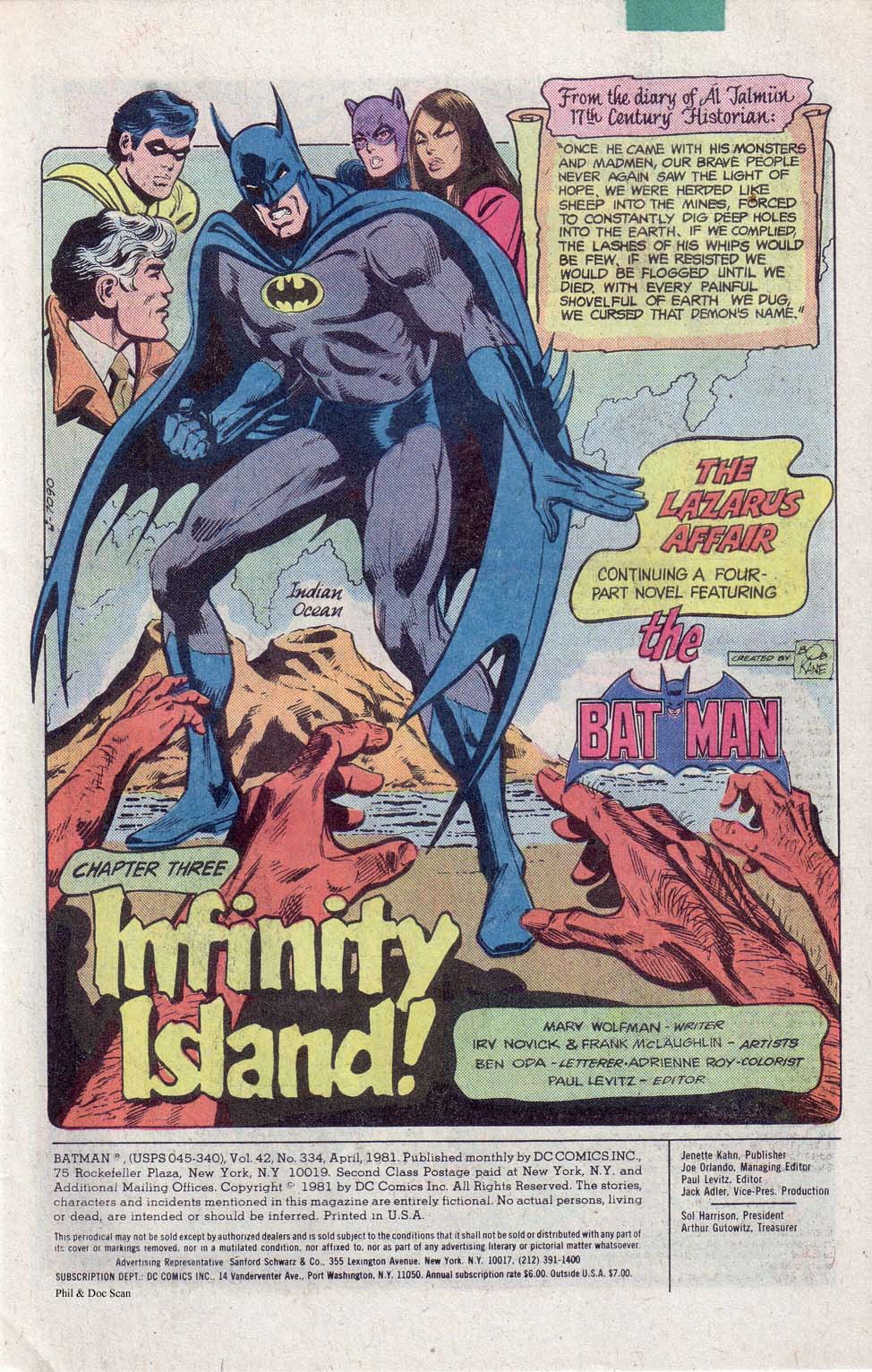 Read online Batman (1940) comic -  Issue #334 - 2