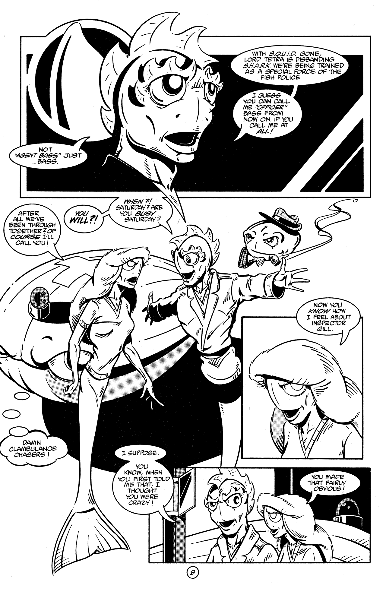 Read online The Fish Police comic -  Issue #22 - 10