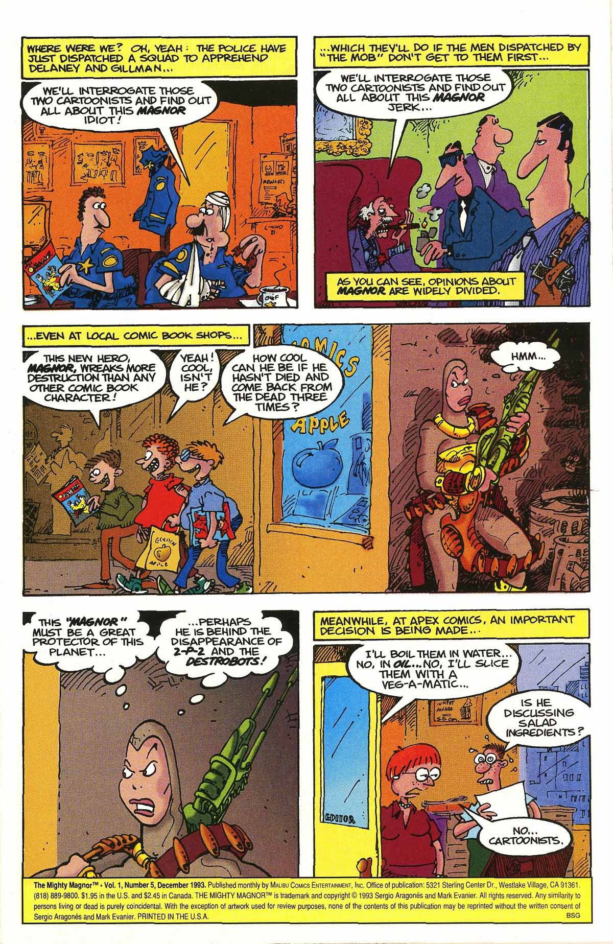 Read online The Mighty Magnor comic -  Issue #5 - 2
