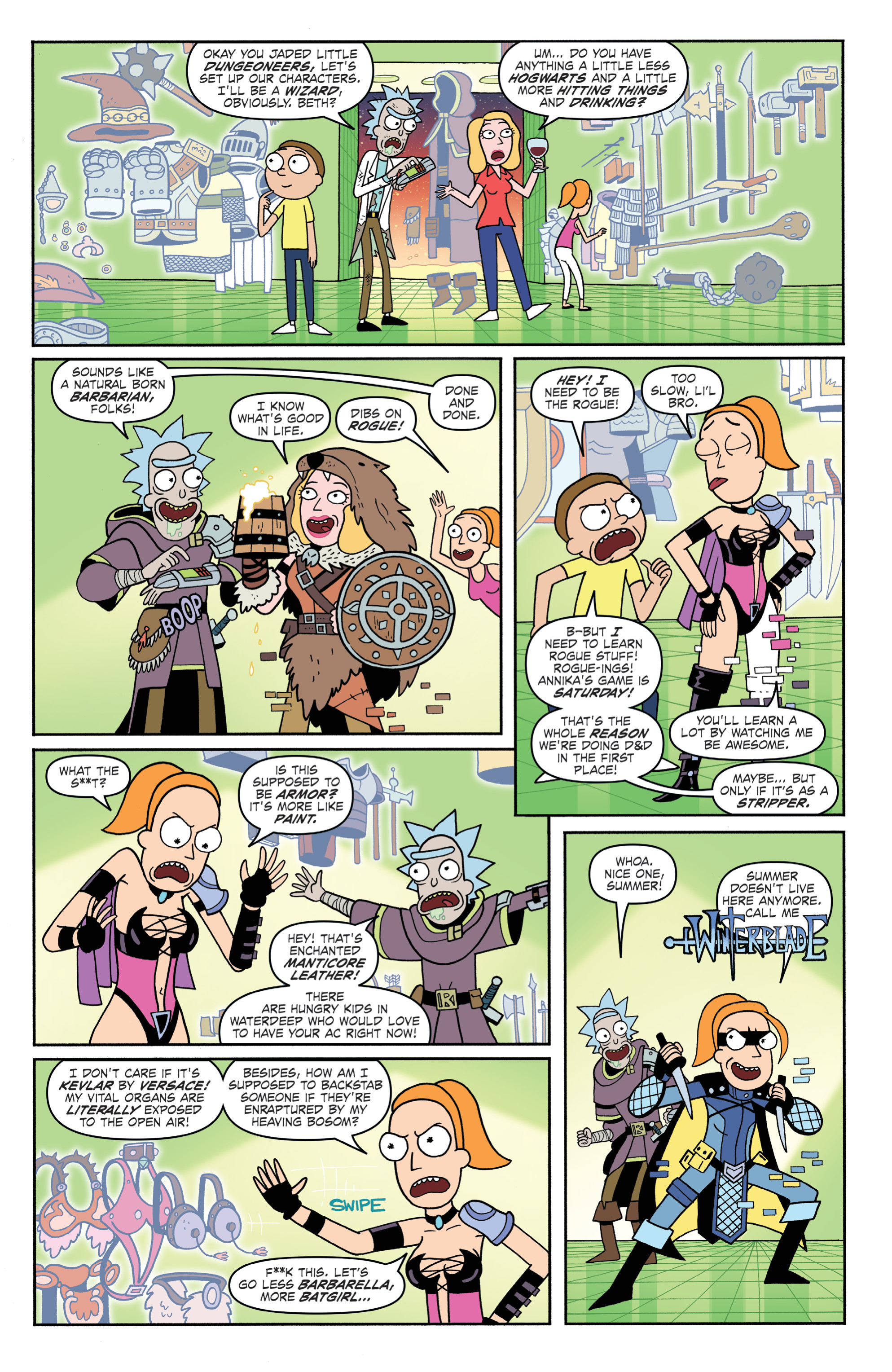 Read online Rick and Morty vs Dungeons & Dragons comic -  Issue # _TPB - 37