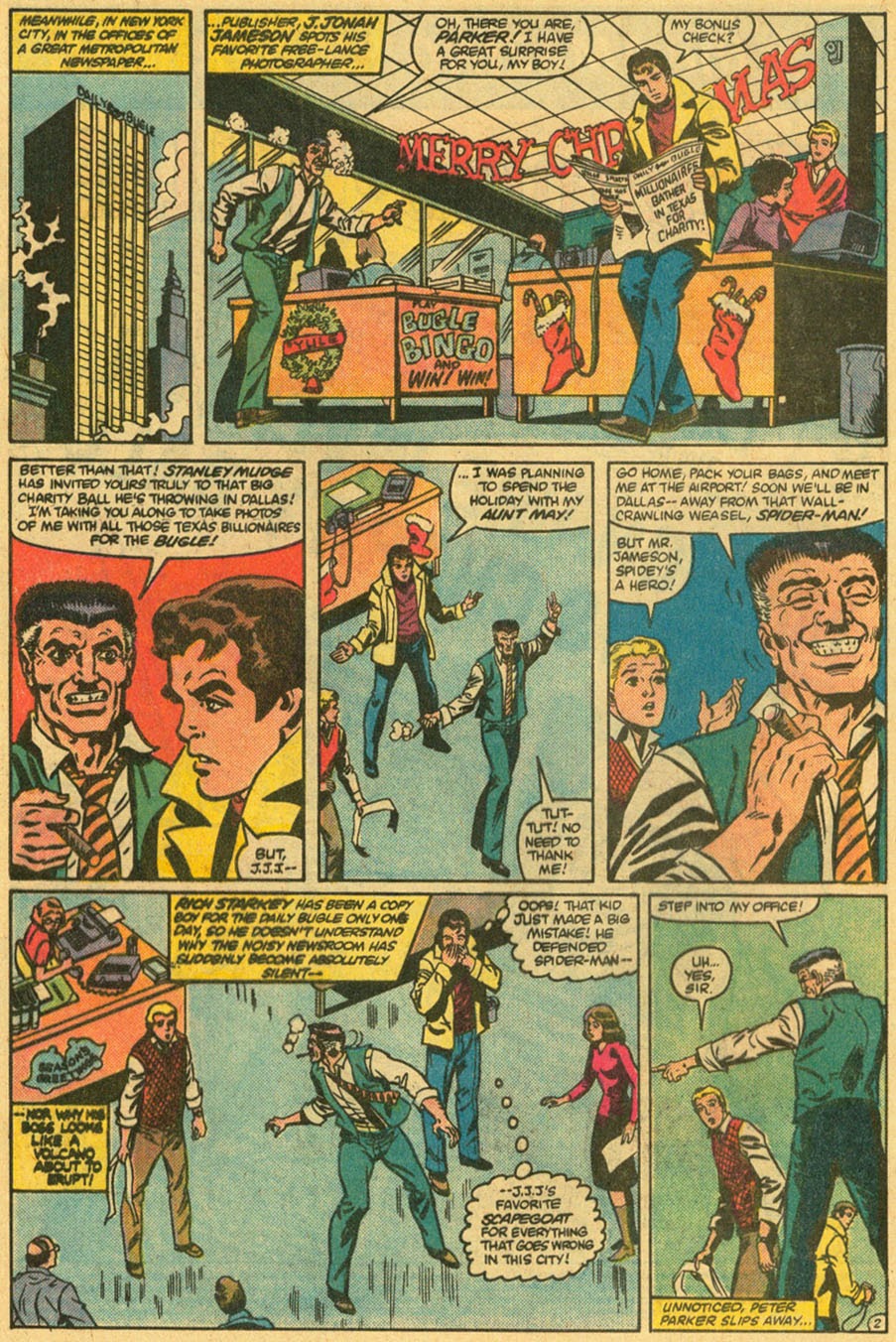 Read online Spider-Man: Christmas in Dallas (Dallas Times Herald Giveaway) comic -  Issue # Full - 4