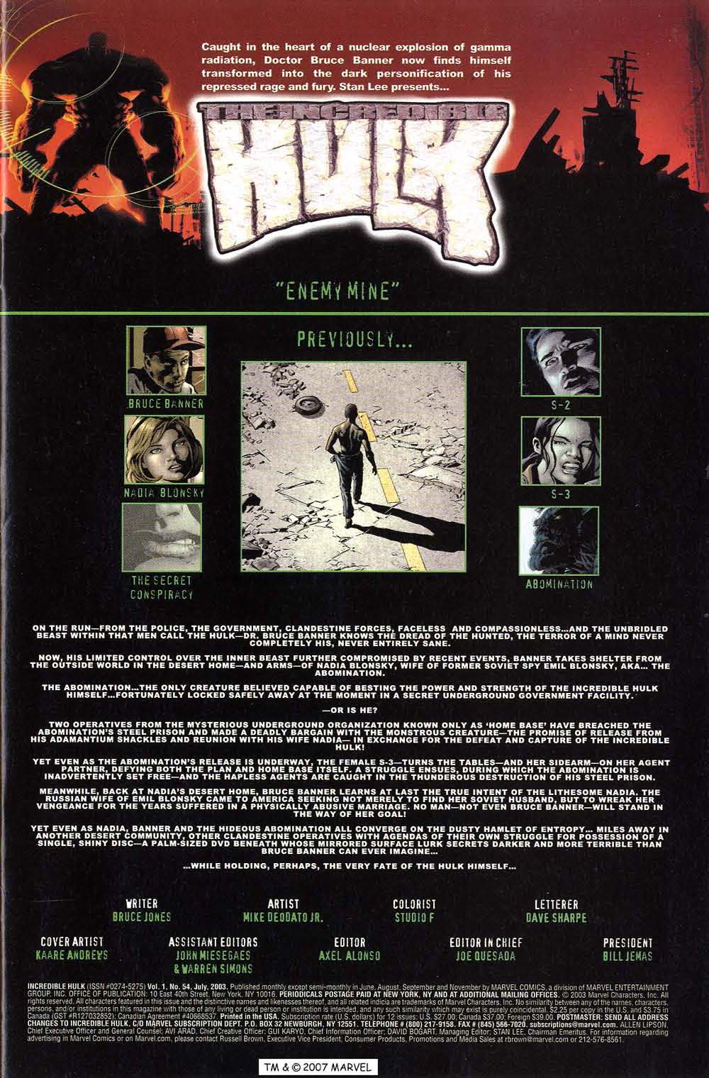 Read online The Incredible Hulk (2000) comic -  Issue #54 - 3