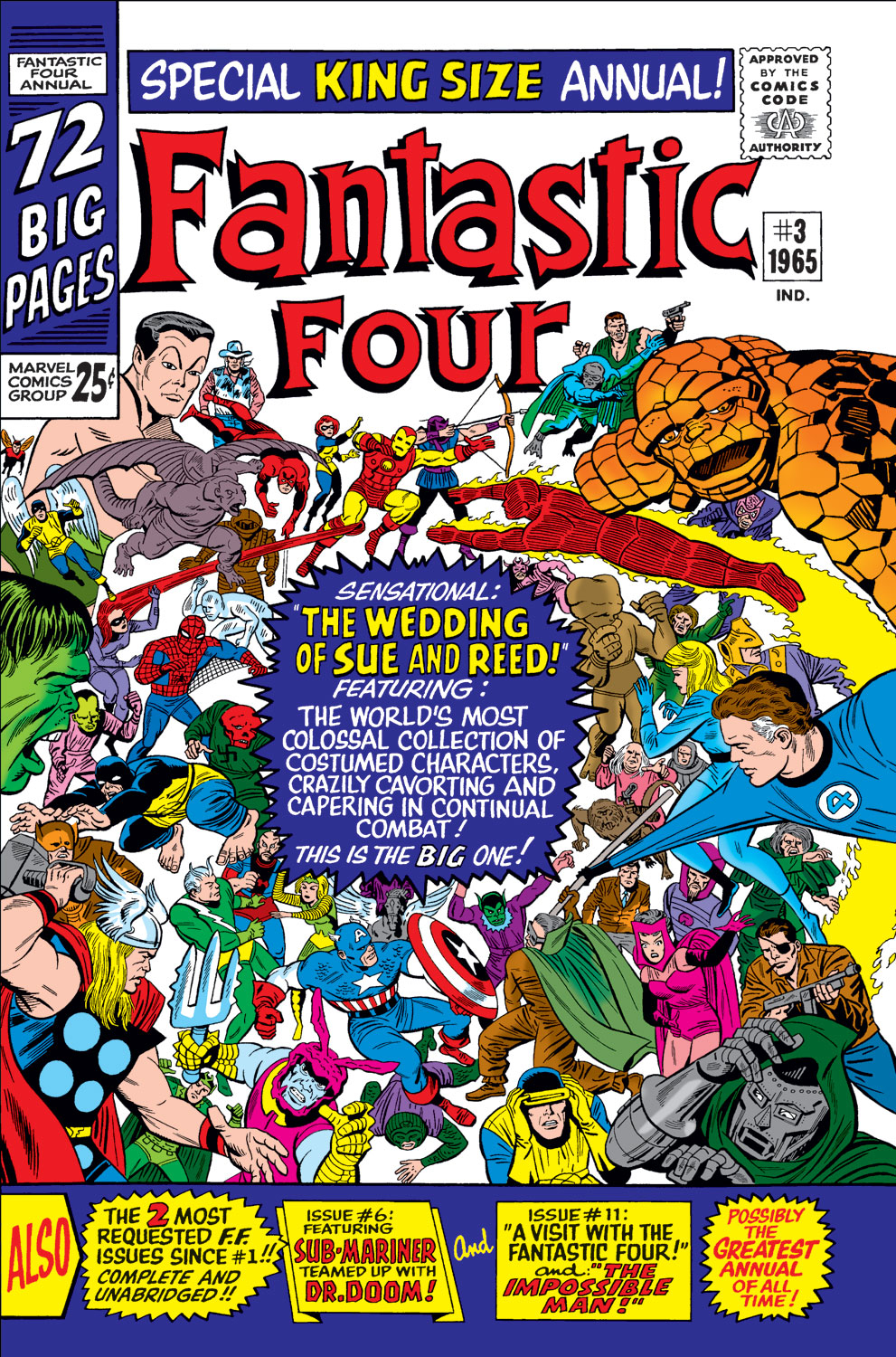 Read online Fantastic Four (1961) comic -  Issue # _Annual 3 - 1