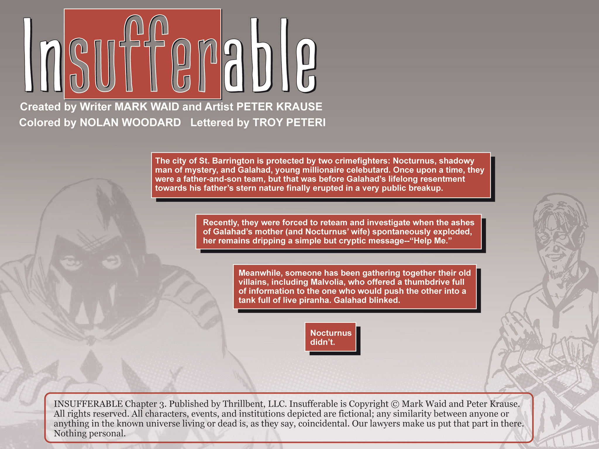 Read online Insufferable (2012) comic -  Issue #3 - 2