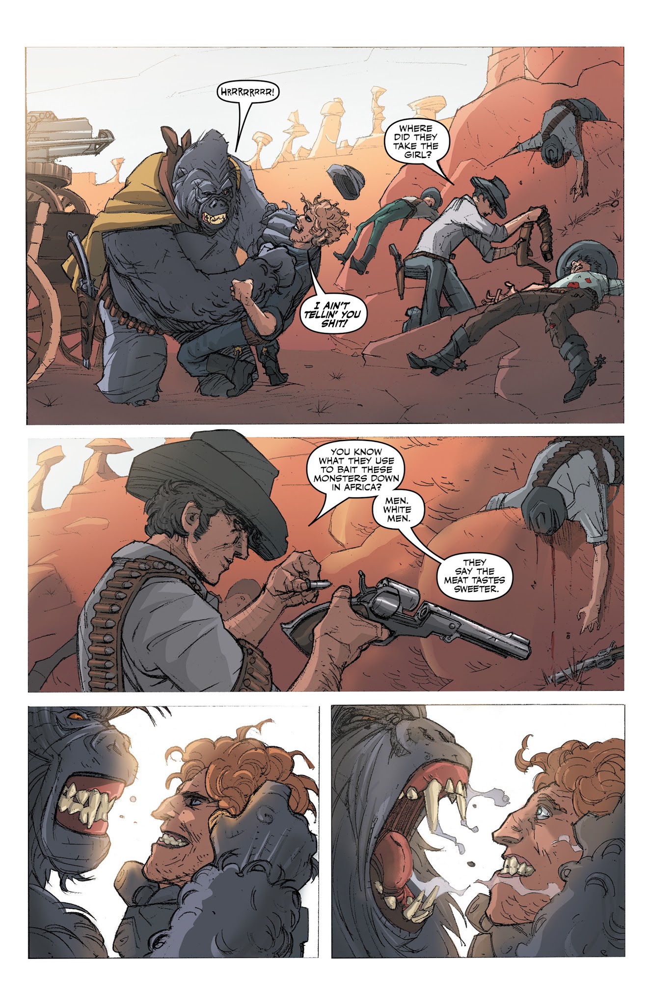 Read online Six-Gun Gorilla: Long Days of Vengeance comic -  Issue #6 - 25
