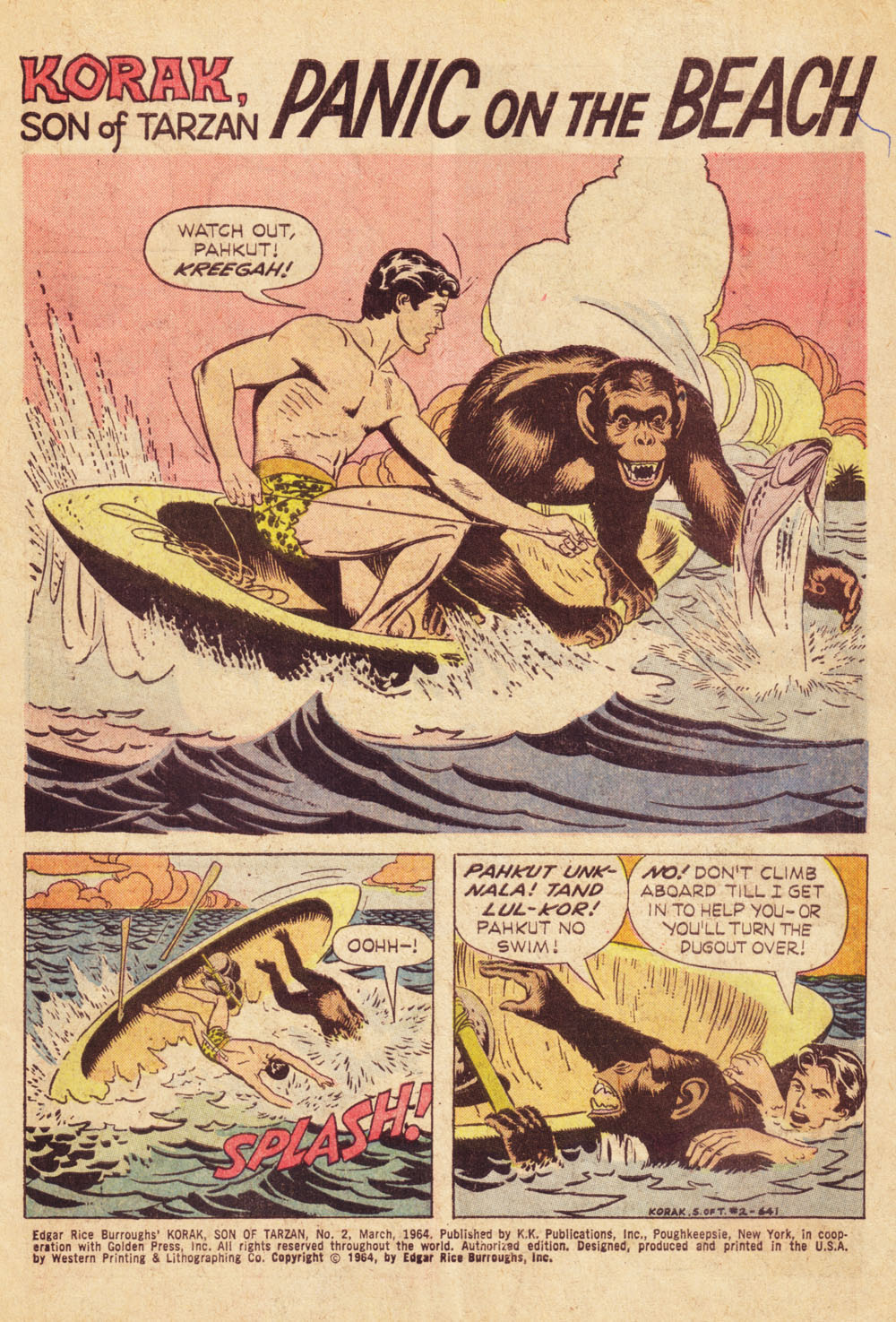 Read online Korak, Son of Tarzan (1964) comic -  Issue #2 - 1