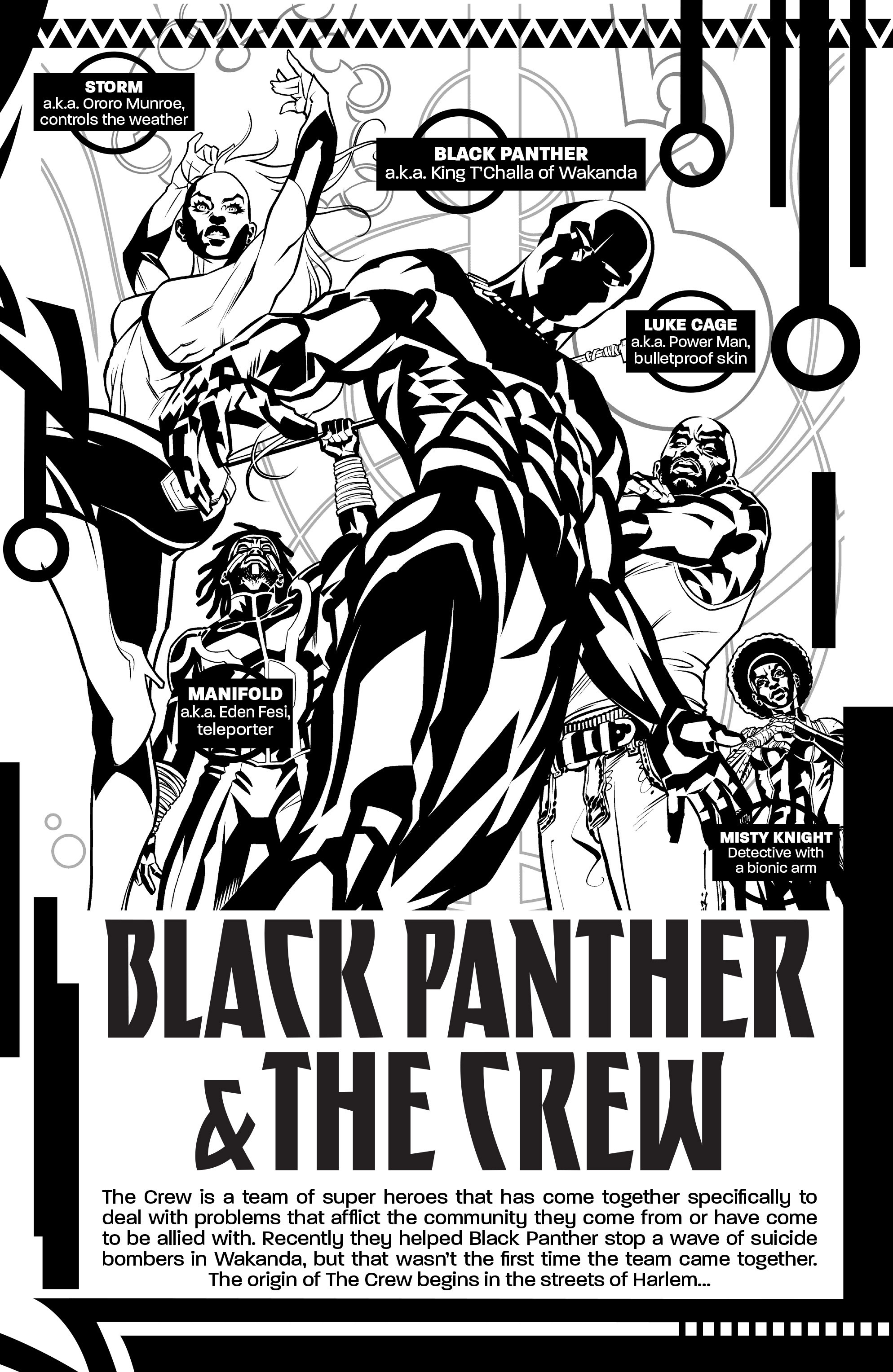 Read online Black Panther and the Crew comic -  Issue #1 - 2