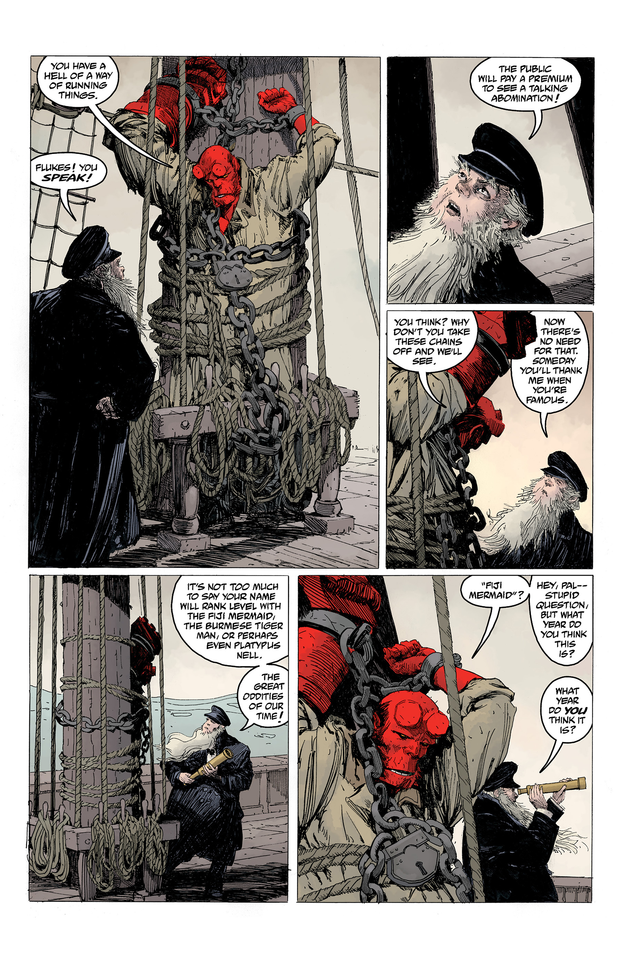 Read online Hellboy: Into the Silent Sea comic -  Issue # Full - 17