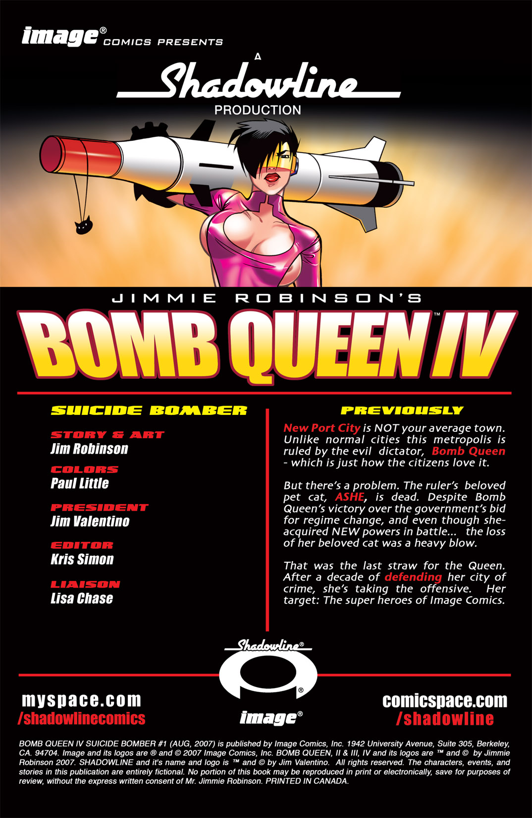 Read online Bomb Queen IV: Suicide Bomber comic -  Issue #1 - 2