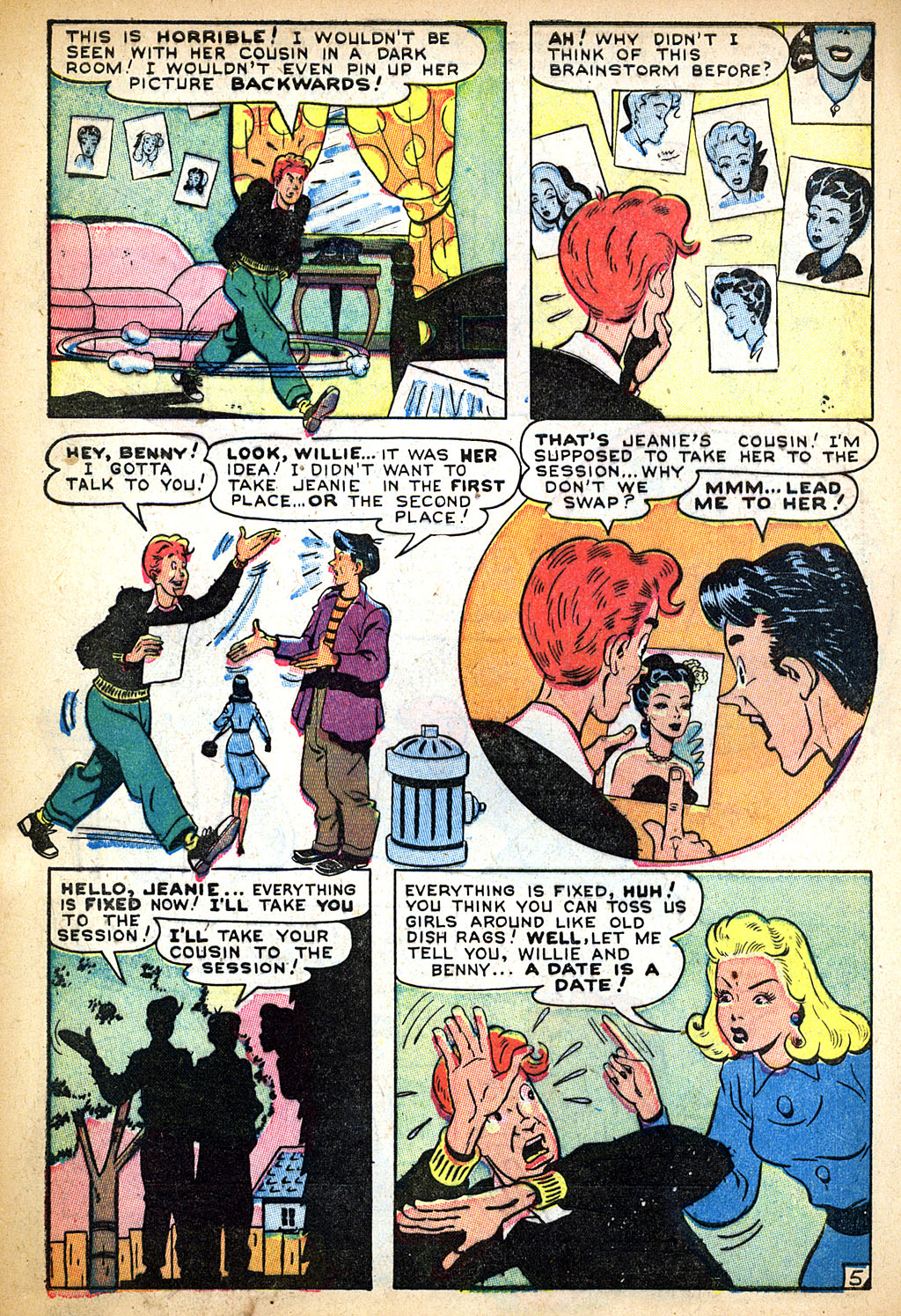 Read online Willie Comics (1946) comic -  Issue #7 - 8