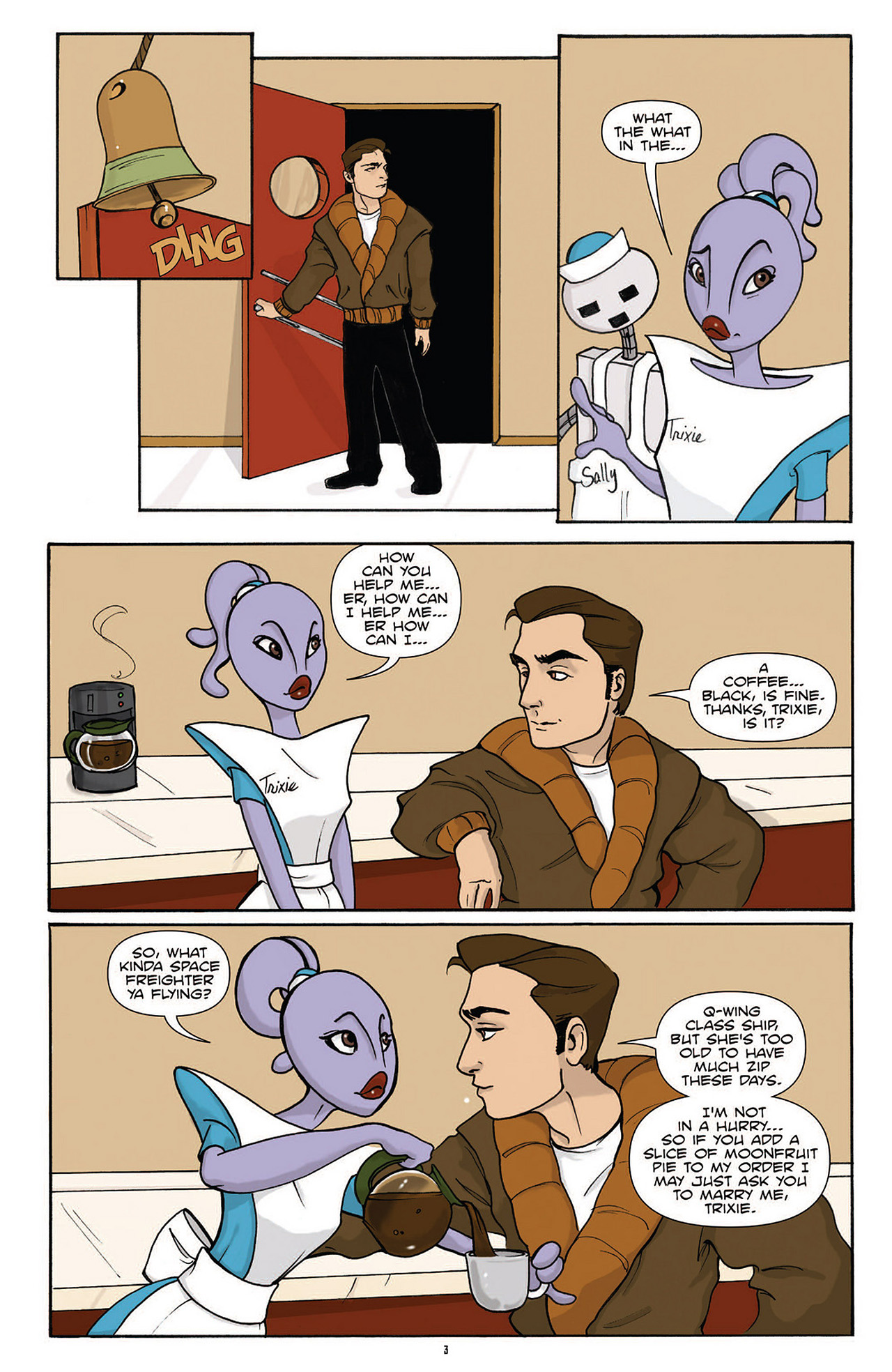 Read online Womanthology: Space comic -  Issue #1 - 6