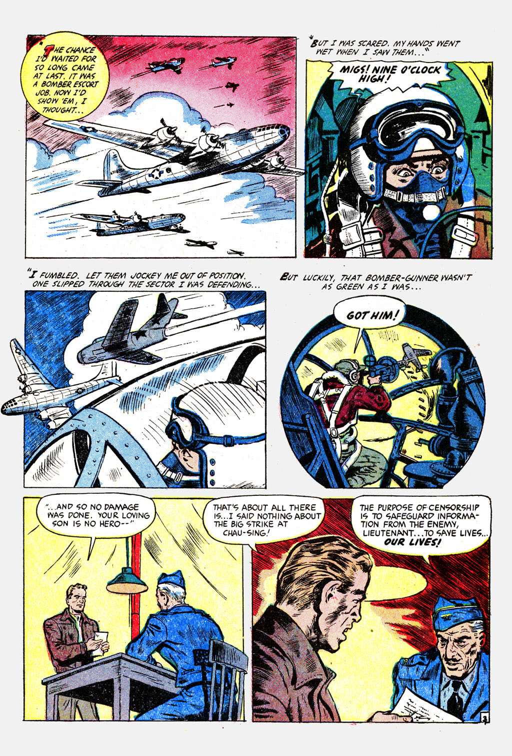 Read online War Birds (1952) comic -  Issue #3 - 31