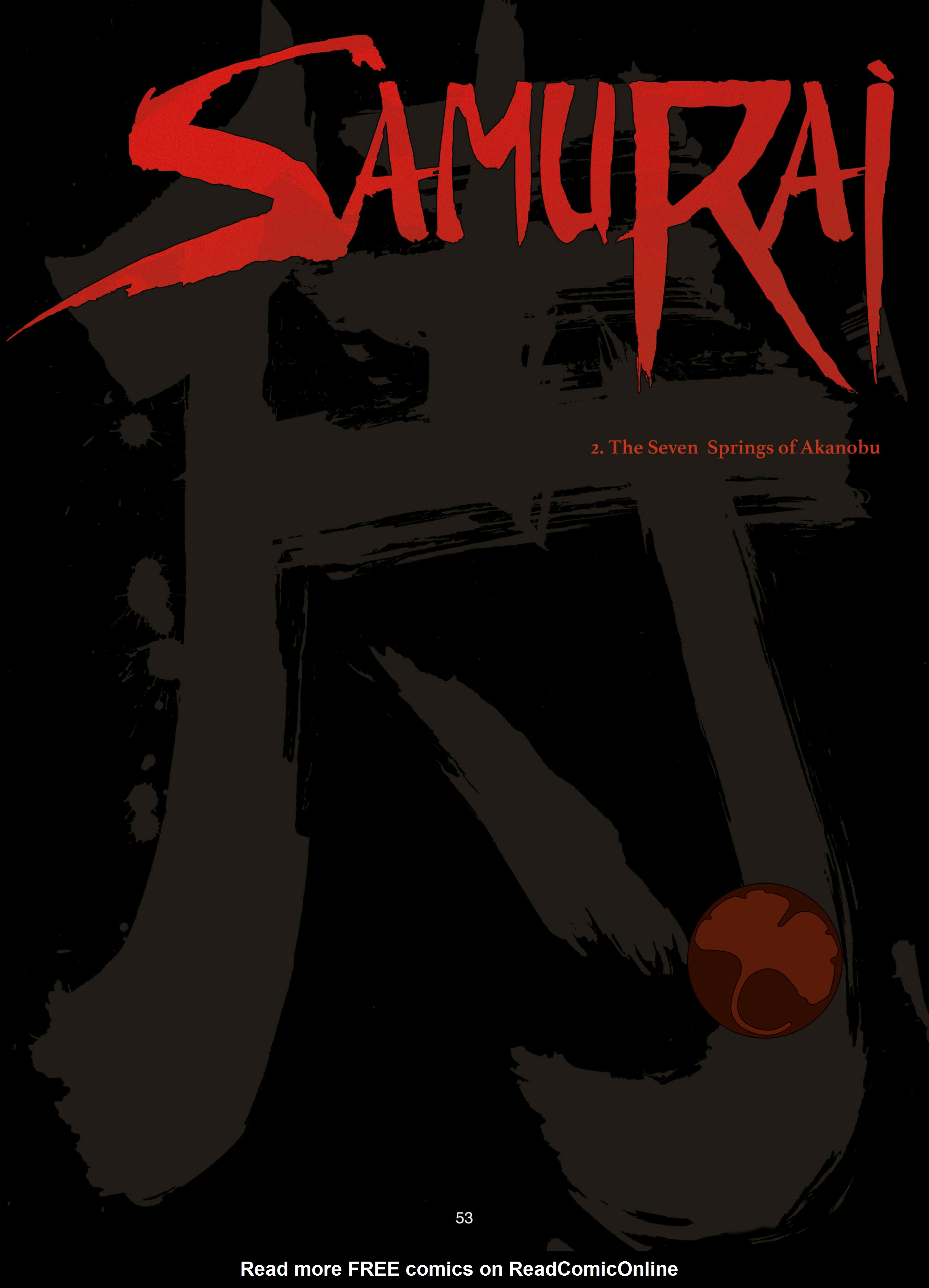 Read online Samurai Omnibus comic -  Issue # TPB (Part 1) - 52