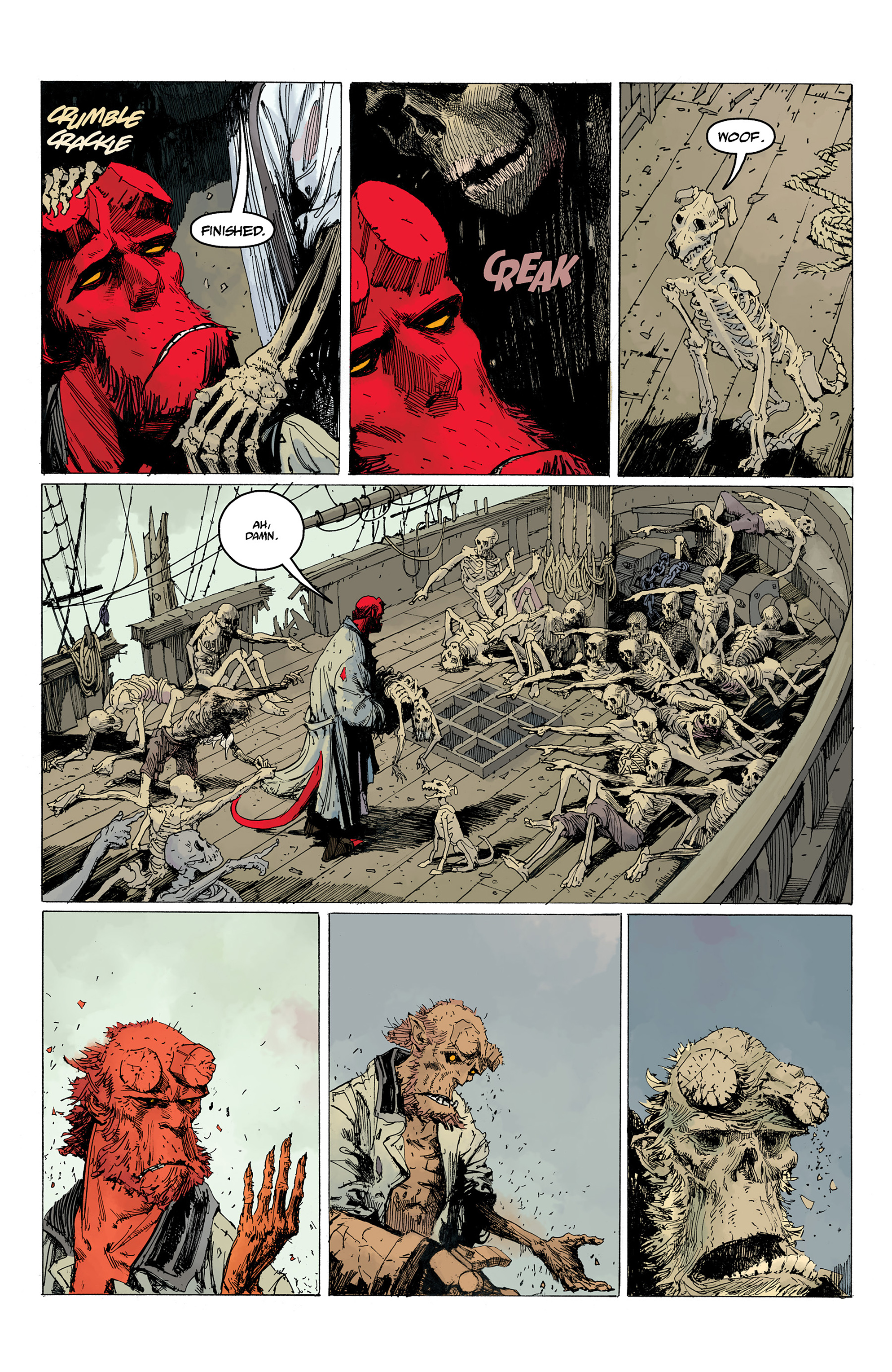 Read online Hellboy: Into the Silent Sea comic -  Issue # Full - 55
