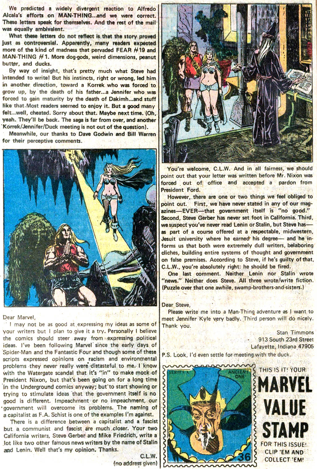 Read online Giant-Size Man-Thing comic -  Issue #4 - 32