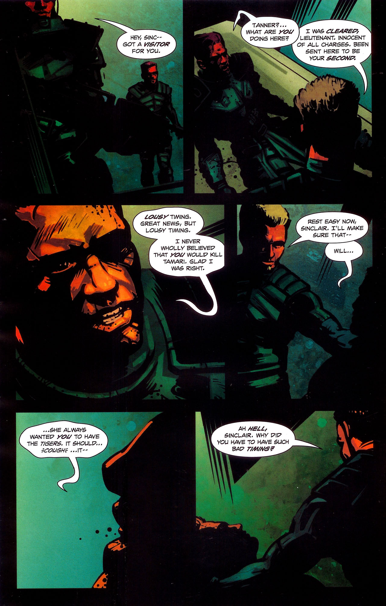 Read online Starship Troopers: Damaged Justice comic -  Issue #4 - 22