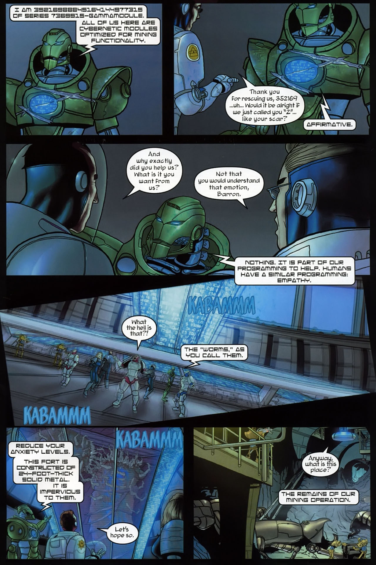Read online Zero-G comic -  Issue #3 - 7