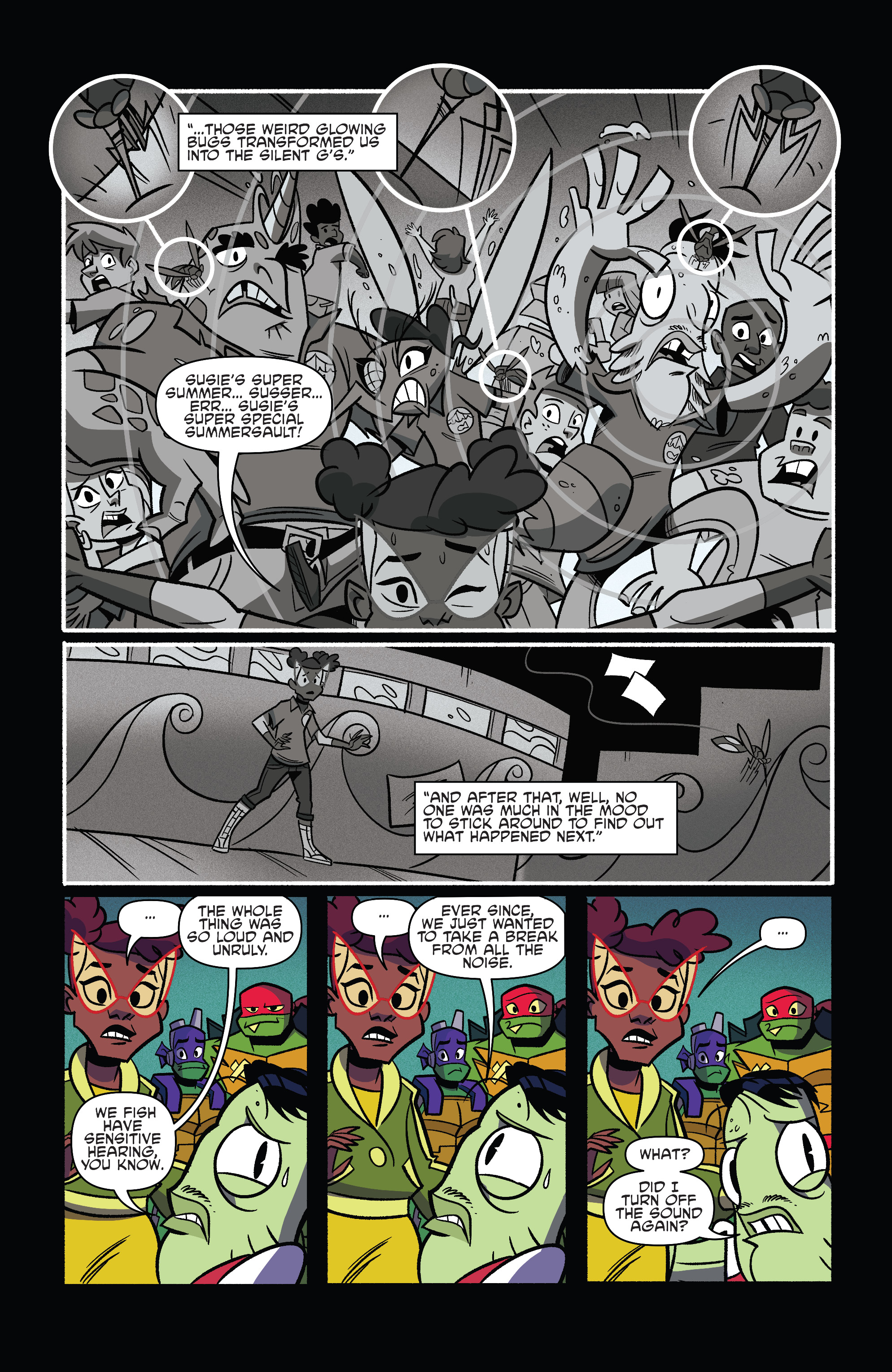 Read online Rise of the Teenage Mutant Ninja Turtles: Sound Off! comic -  Issue #3 - 21
