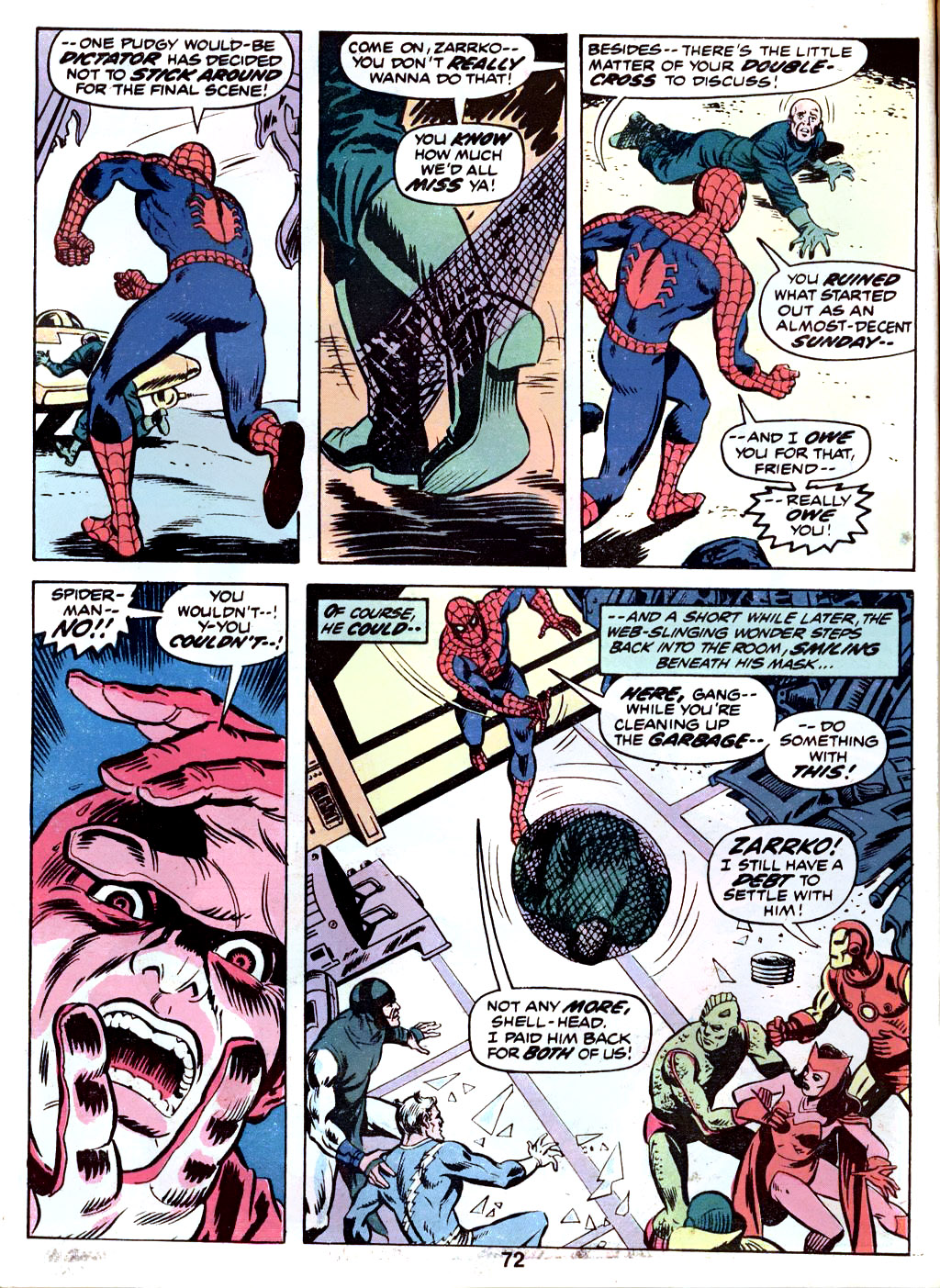 Read online Marvel Treasury Edition comic -  Issue #27 - 74