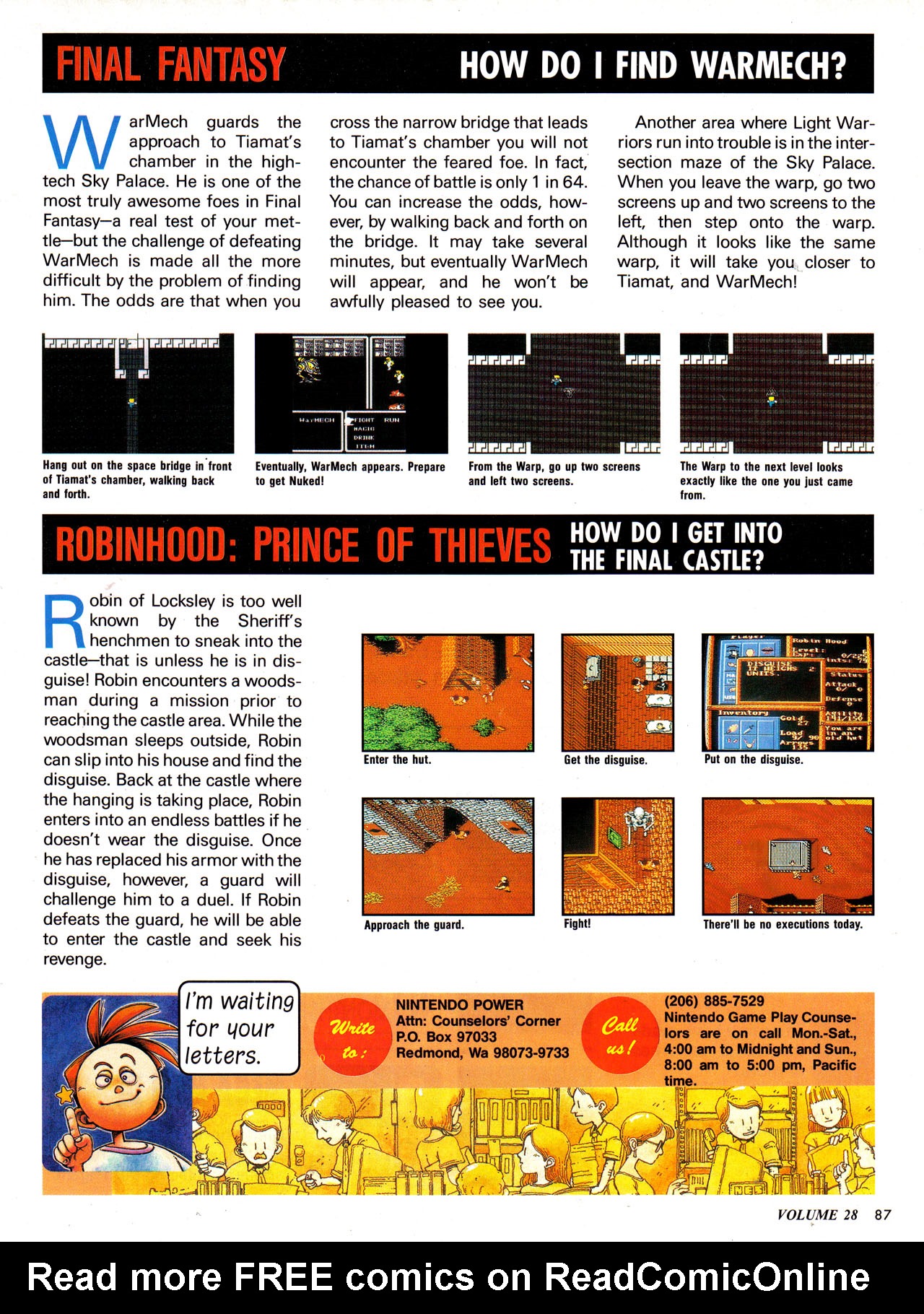 Read online Nintendo Power comic -  Issue #28 - 96