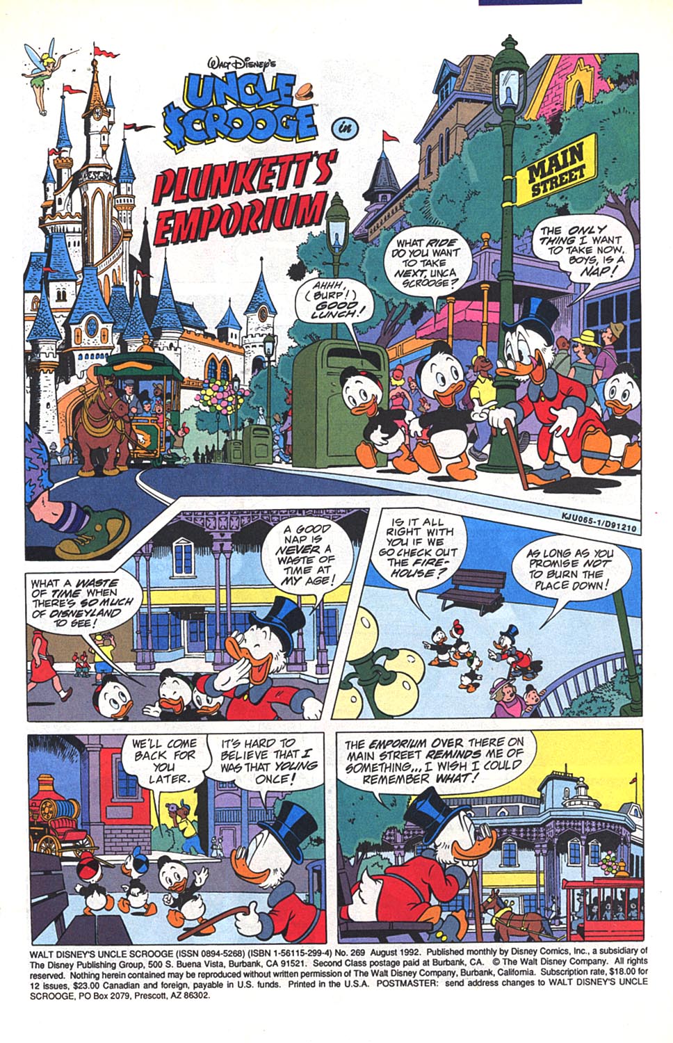 Read online Uncle Scrooge (1953) comic -  Issue #269 - 2