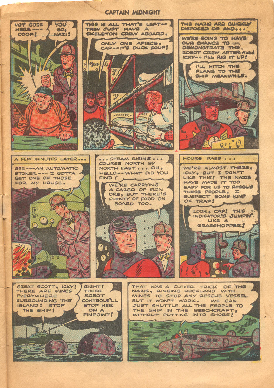 Read online Captain Midnight (1942) comic -  Issue #23 - 31