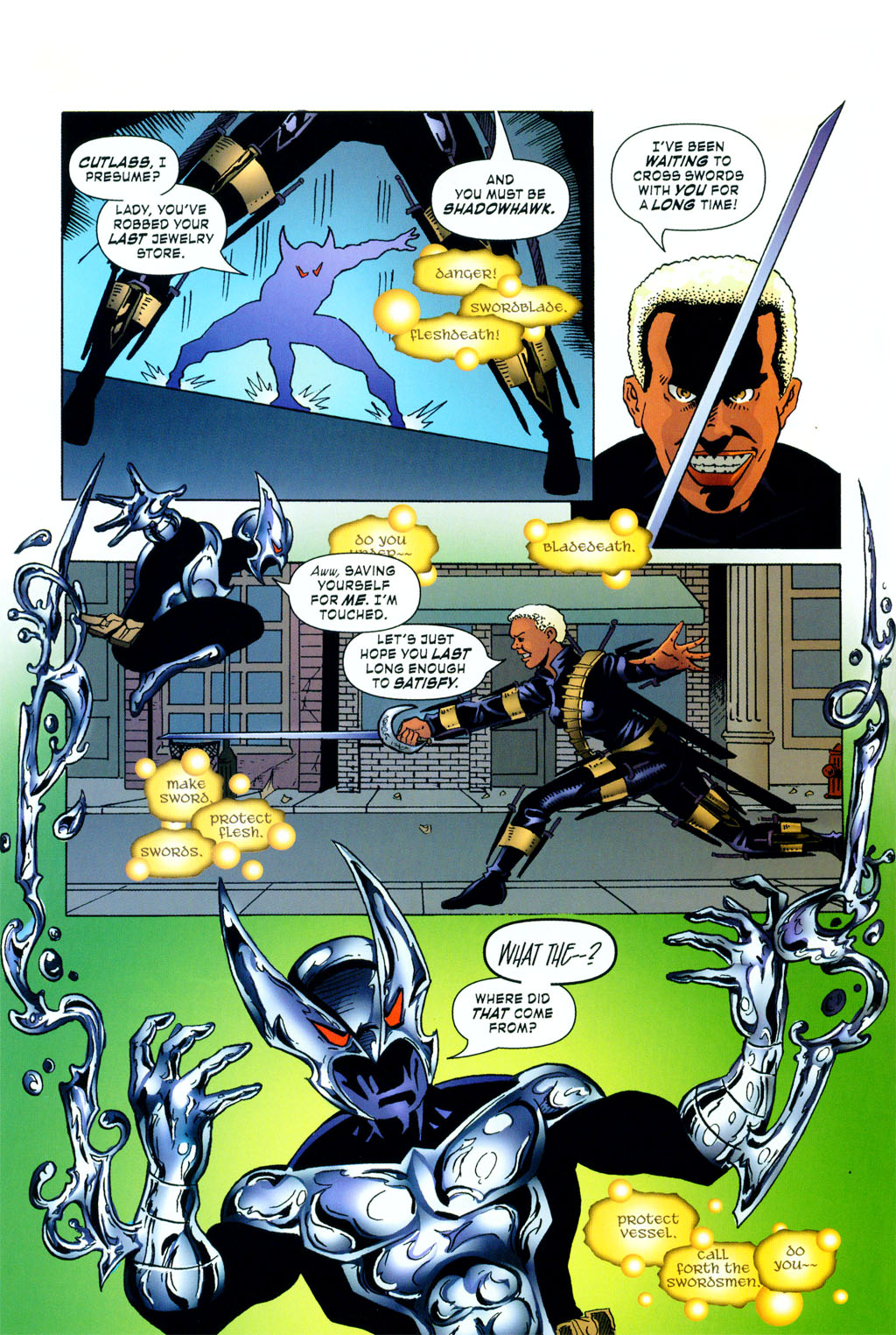 Read online The Return of Shadowhawk comic -  Issue # Full - 7