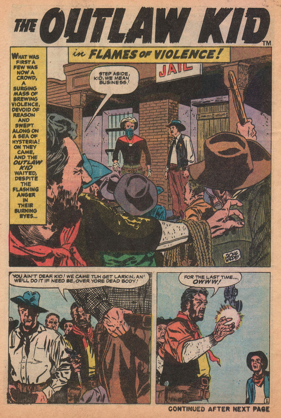 Read online The Outlaw Kid (1970) comic -  Issue #18 - 20