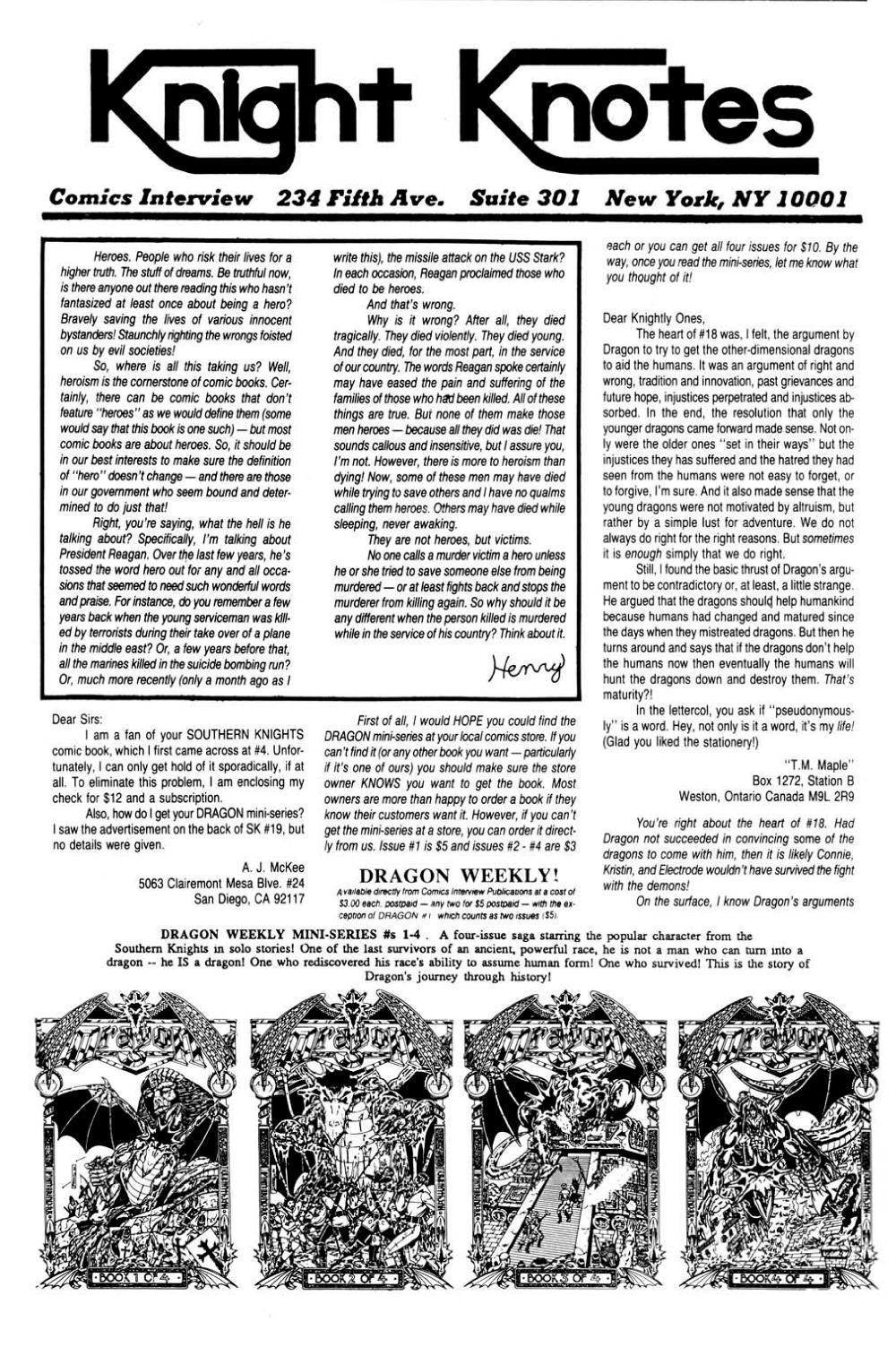 Read online Southern Knights comic -  Issue #26 - 2
