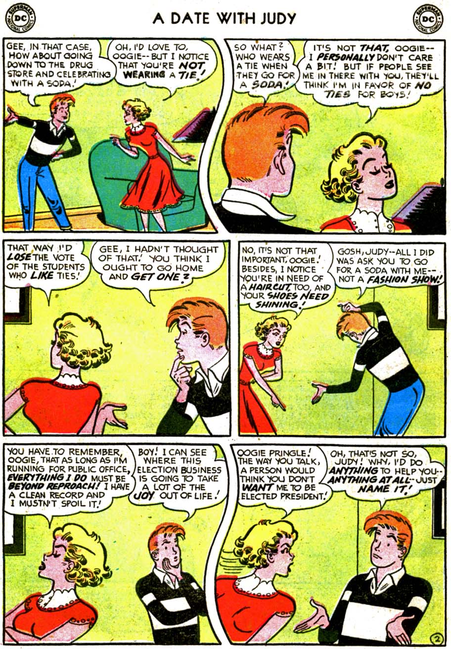 Read online A Date with Judy comic -  Issue #58 - 4