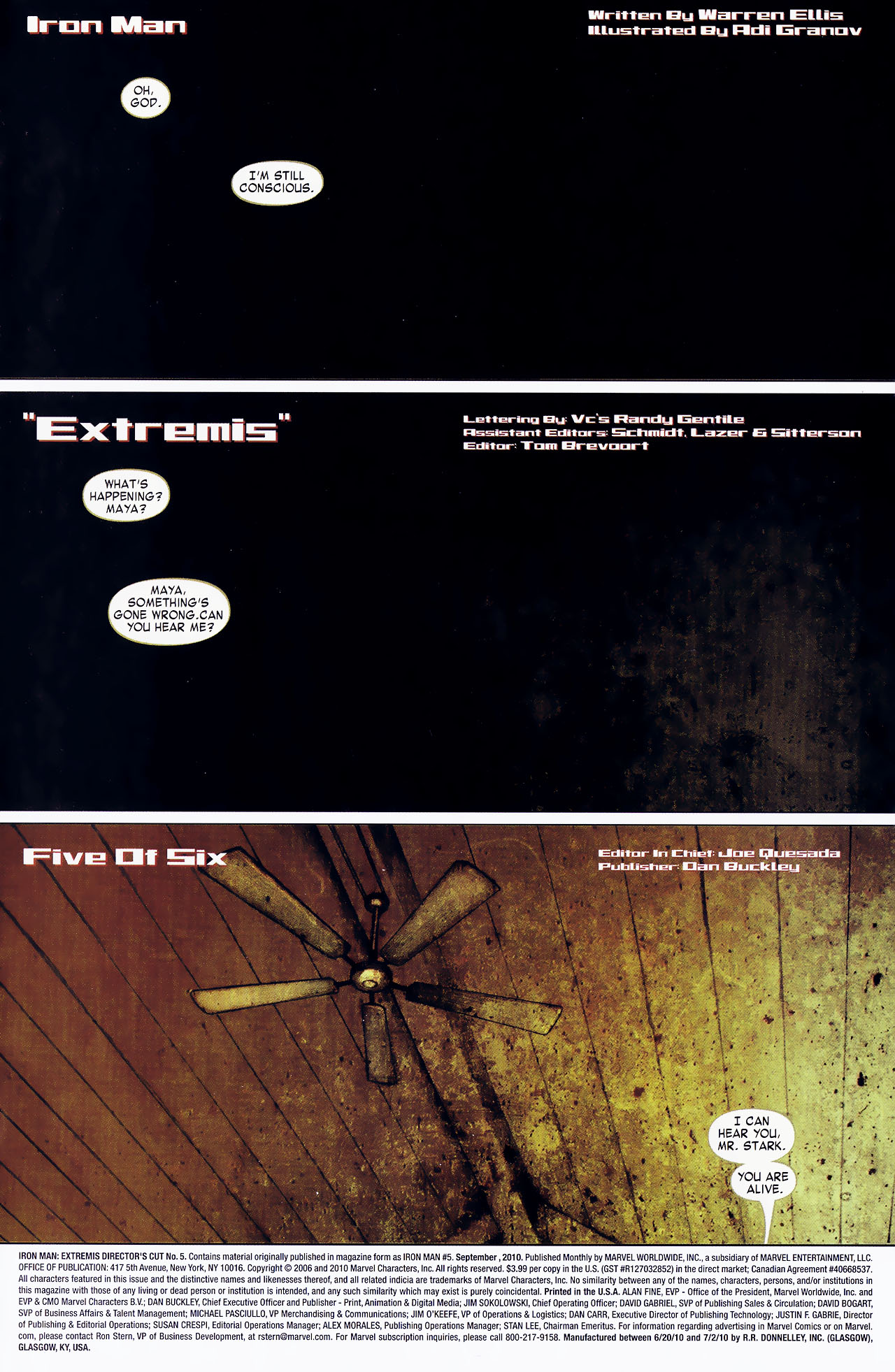 Read online Iron Man: Extremis Director's Cut comic -  Issue #5 - 3