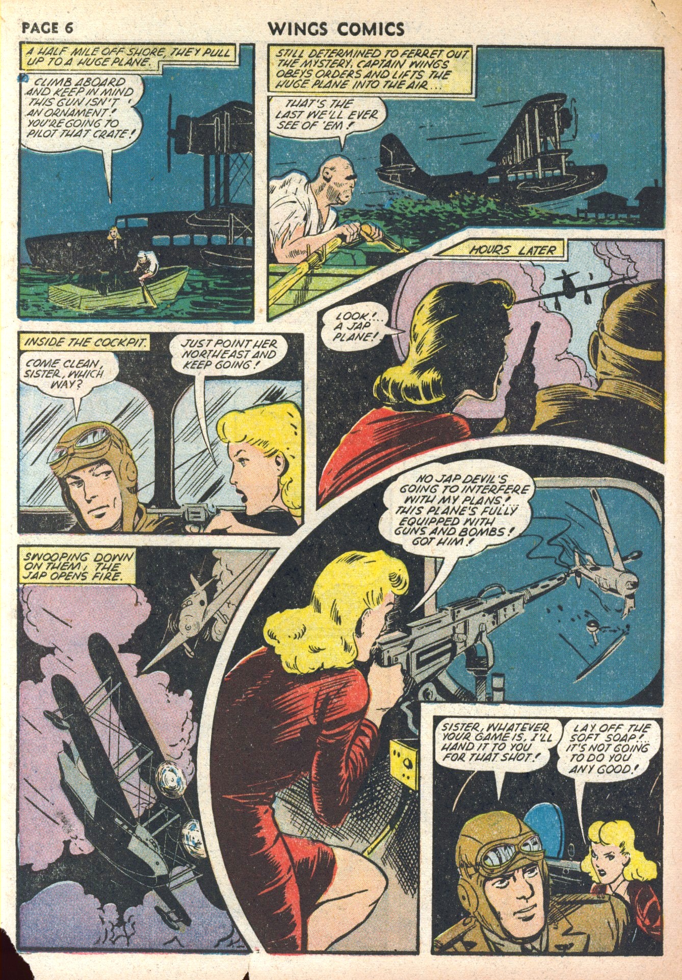 Read online Wings Comics comic -  Issue #30 - 8
