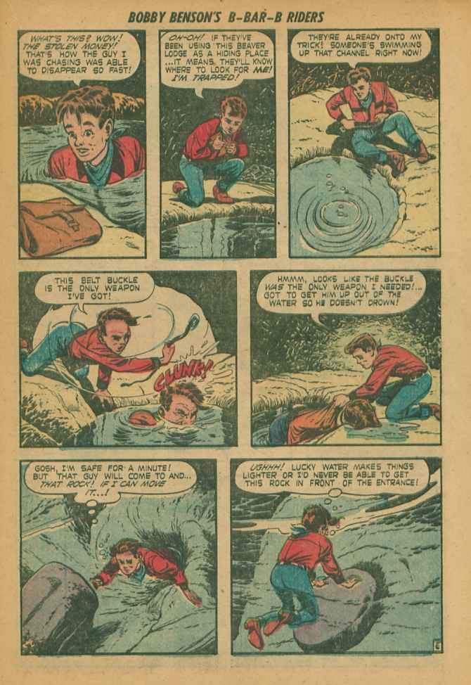Read online Bobby Benson's B-Bar-B Riders comic -  Issue #12 - 23