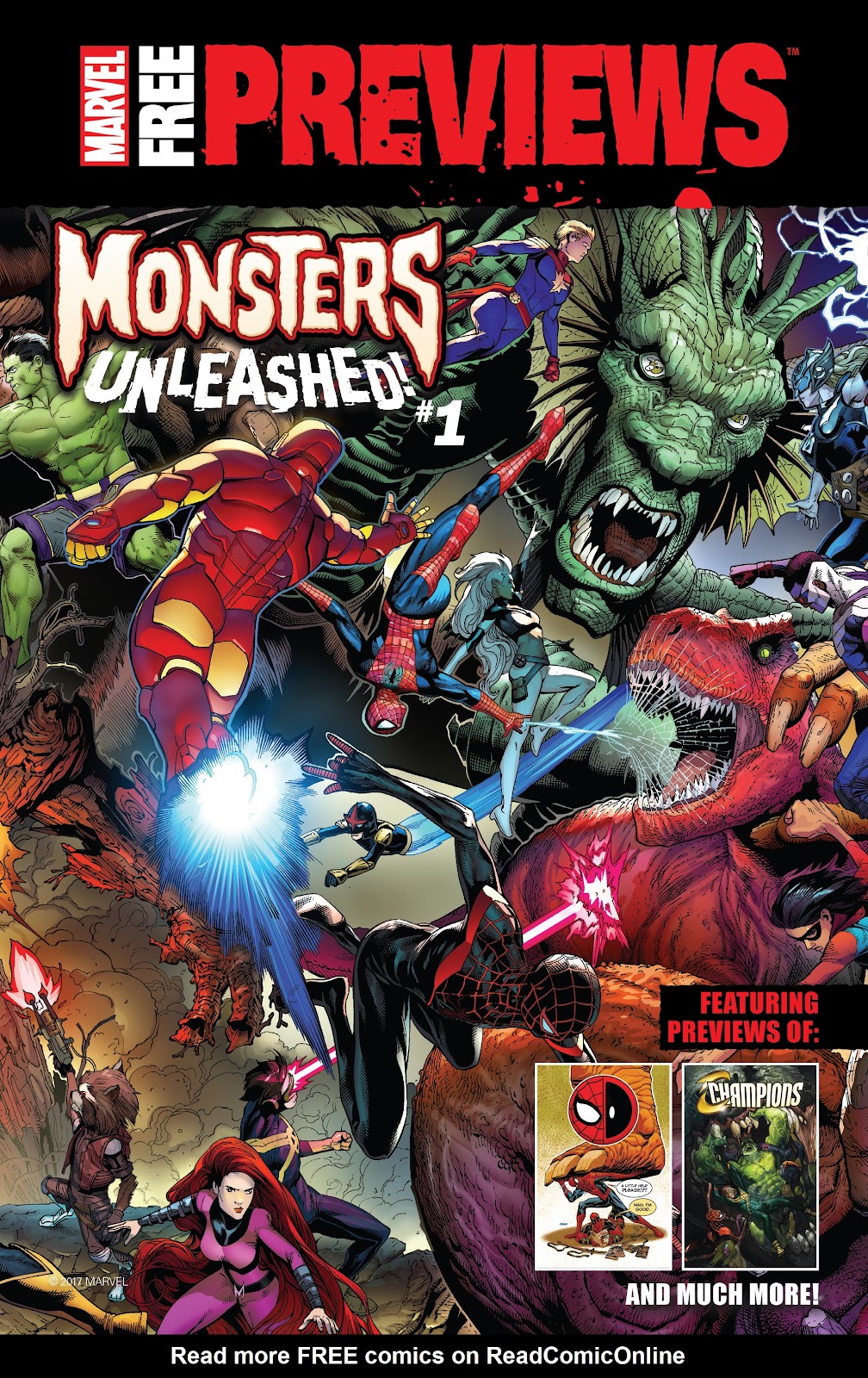 Marvel Free Previews Monsters Unleashed issue Full - Page 1