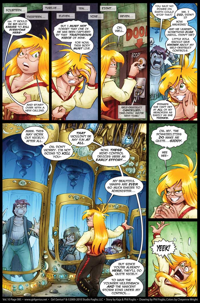 Read online Girl Genius (2002) comic -  Issue #10 - 86