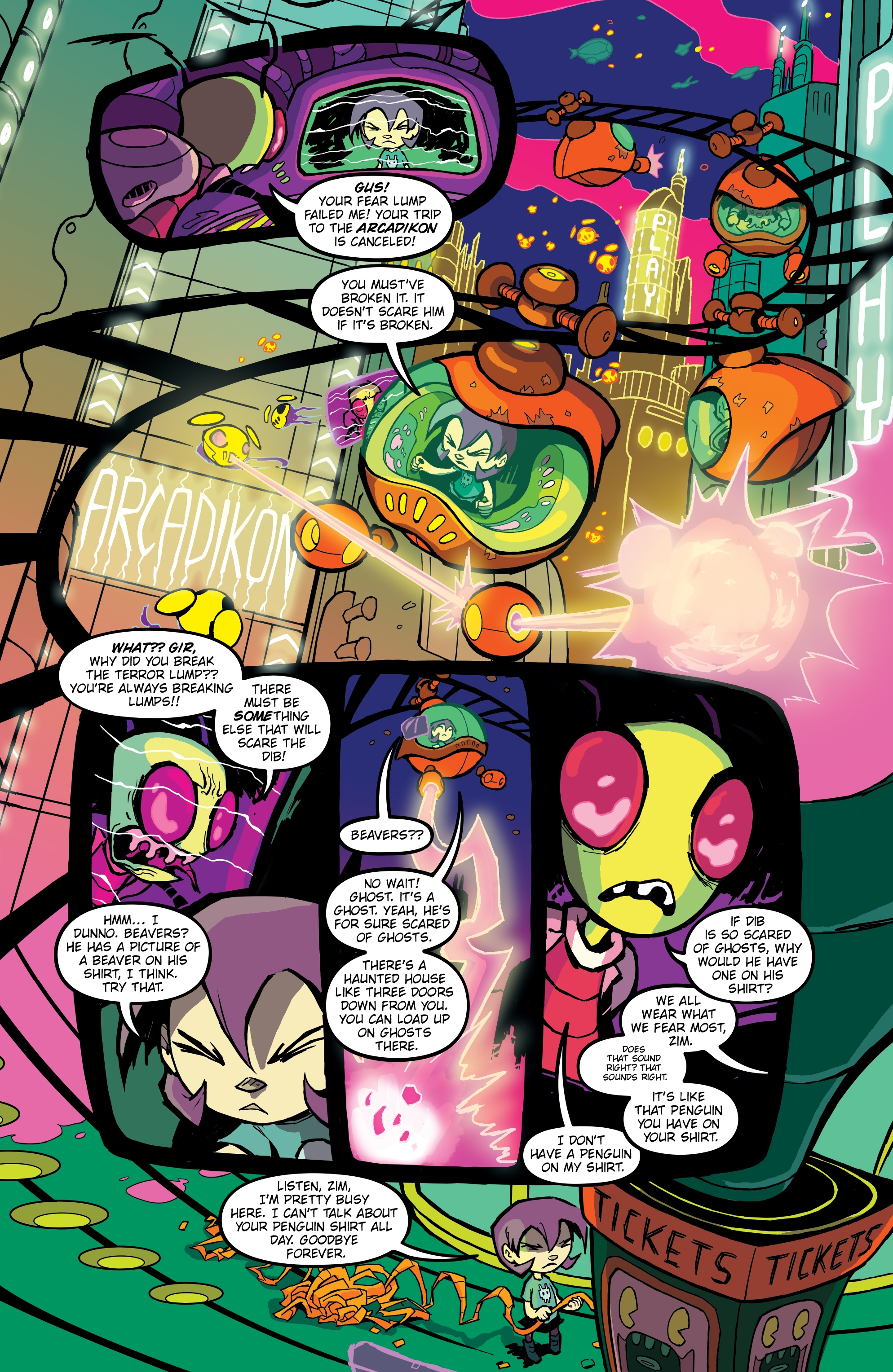 Read online Invader Zim comic -  Issue # _TPB 4 - 14