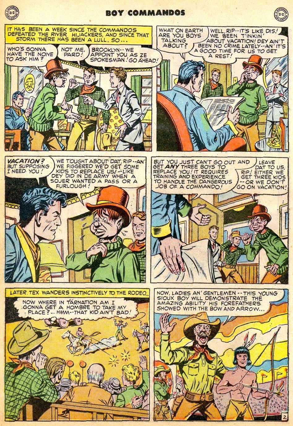 Read online Boy Commandos comic -  Issue #30 - 38