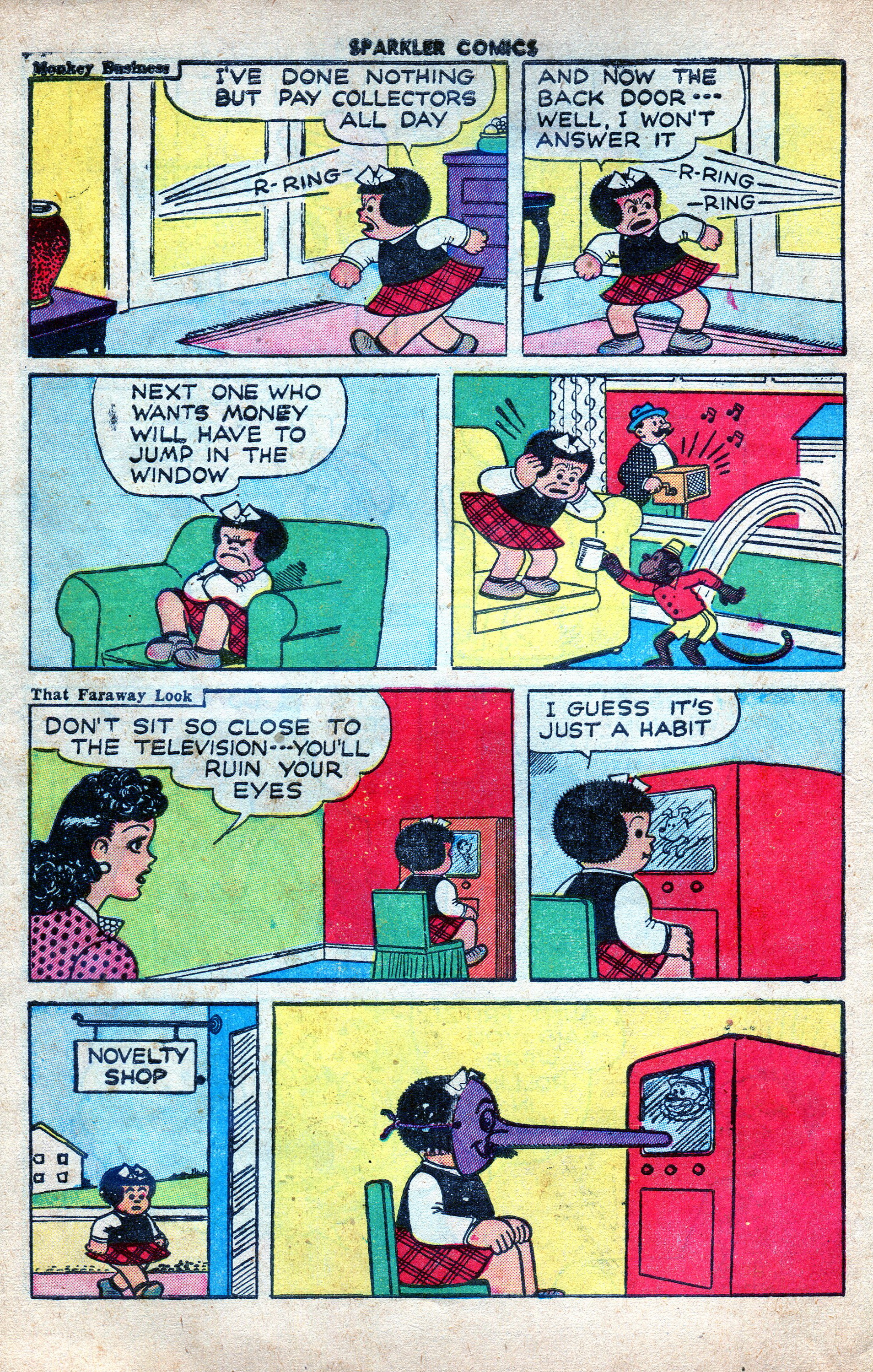 Read online Sparkler Comics comic -  Issue #107 - 6