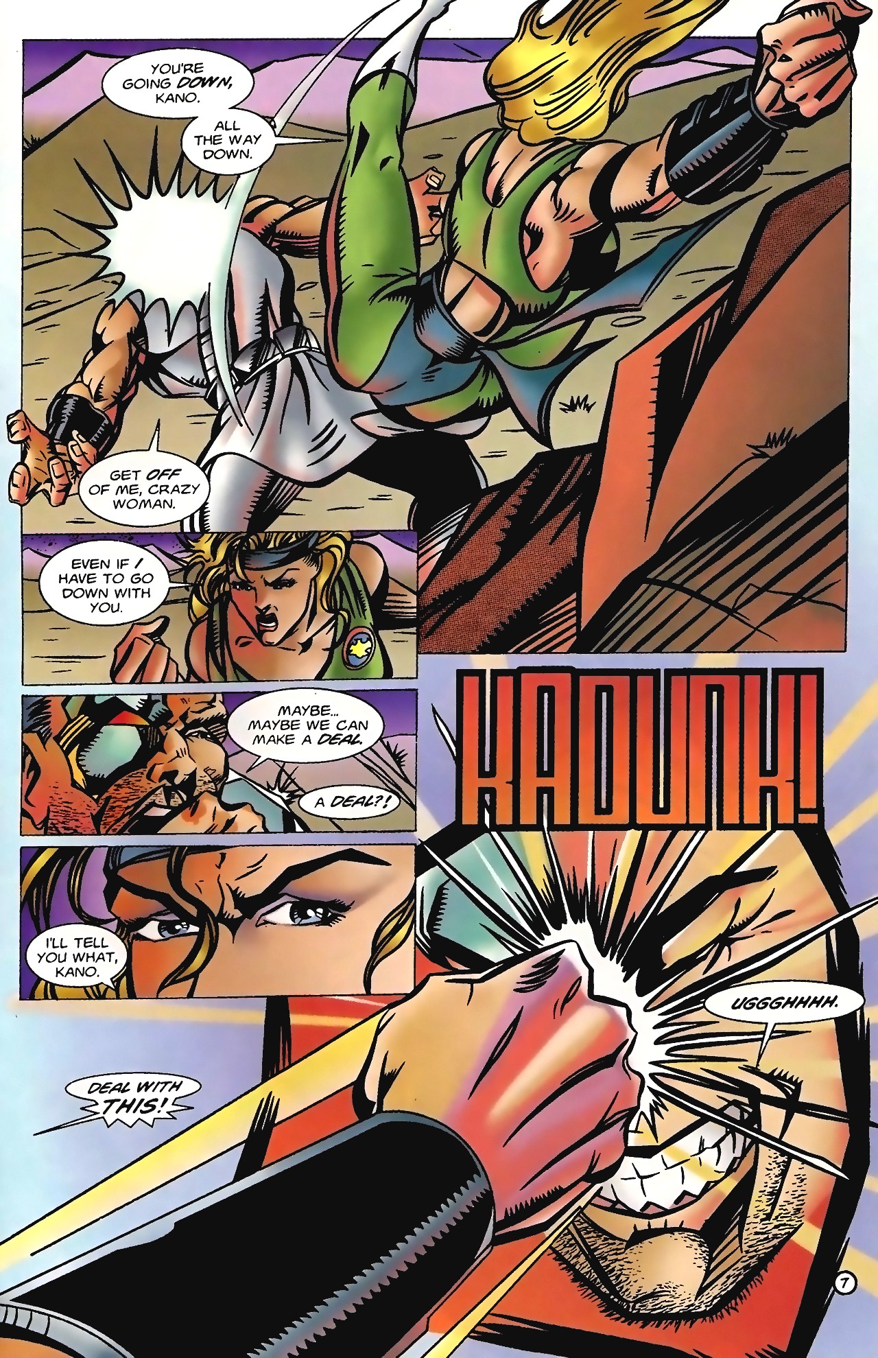 Read online Mortal Kombat (1994) comic -  Issue #6 - 8