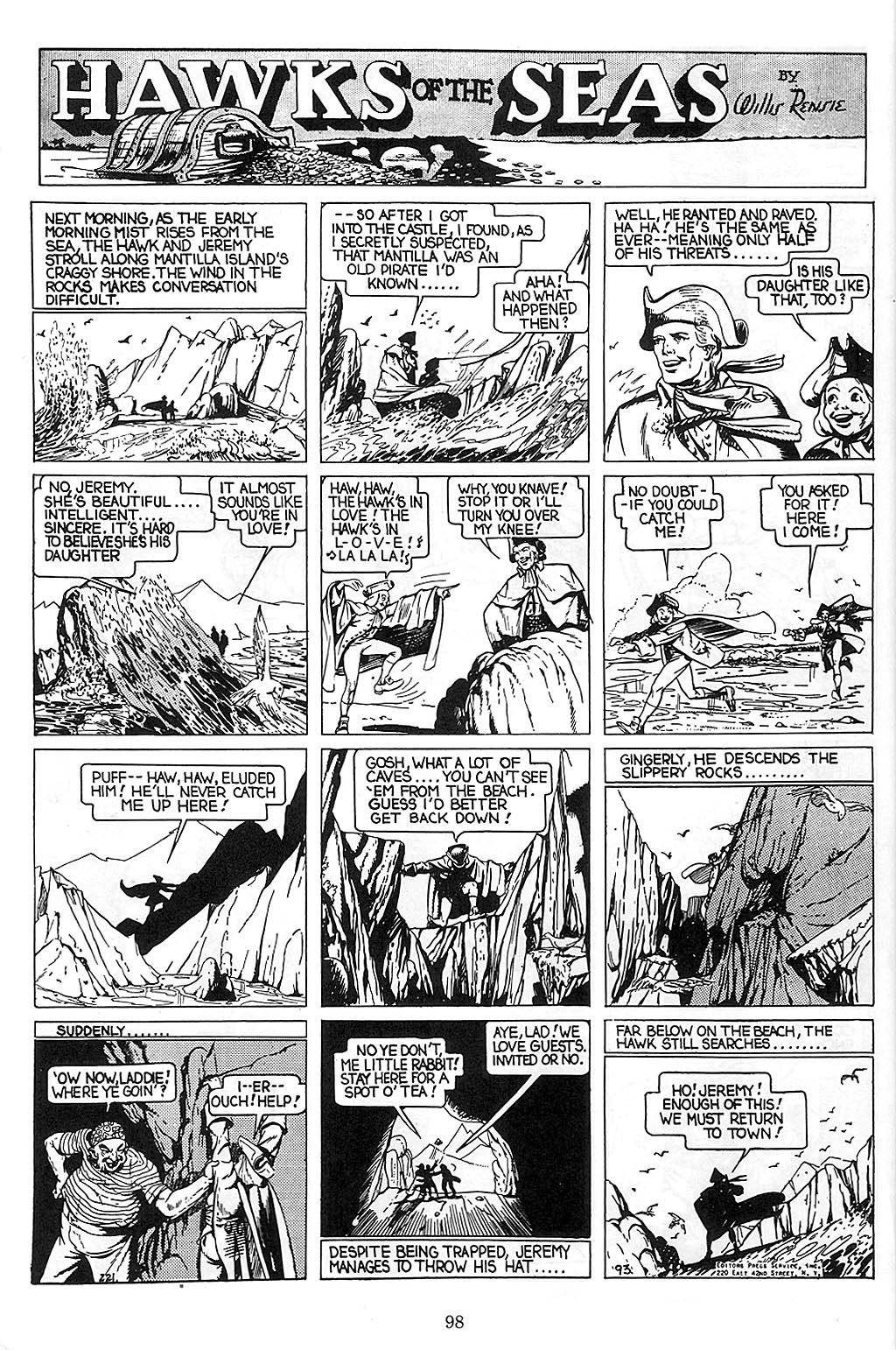 Read online Will Eisner's Hawks of the Seas comic -  Issue # TPB - 99