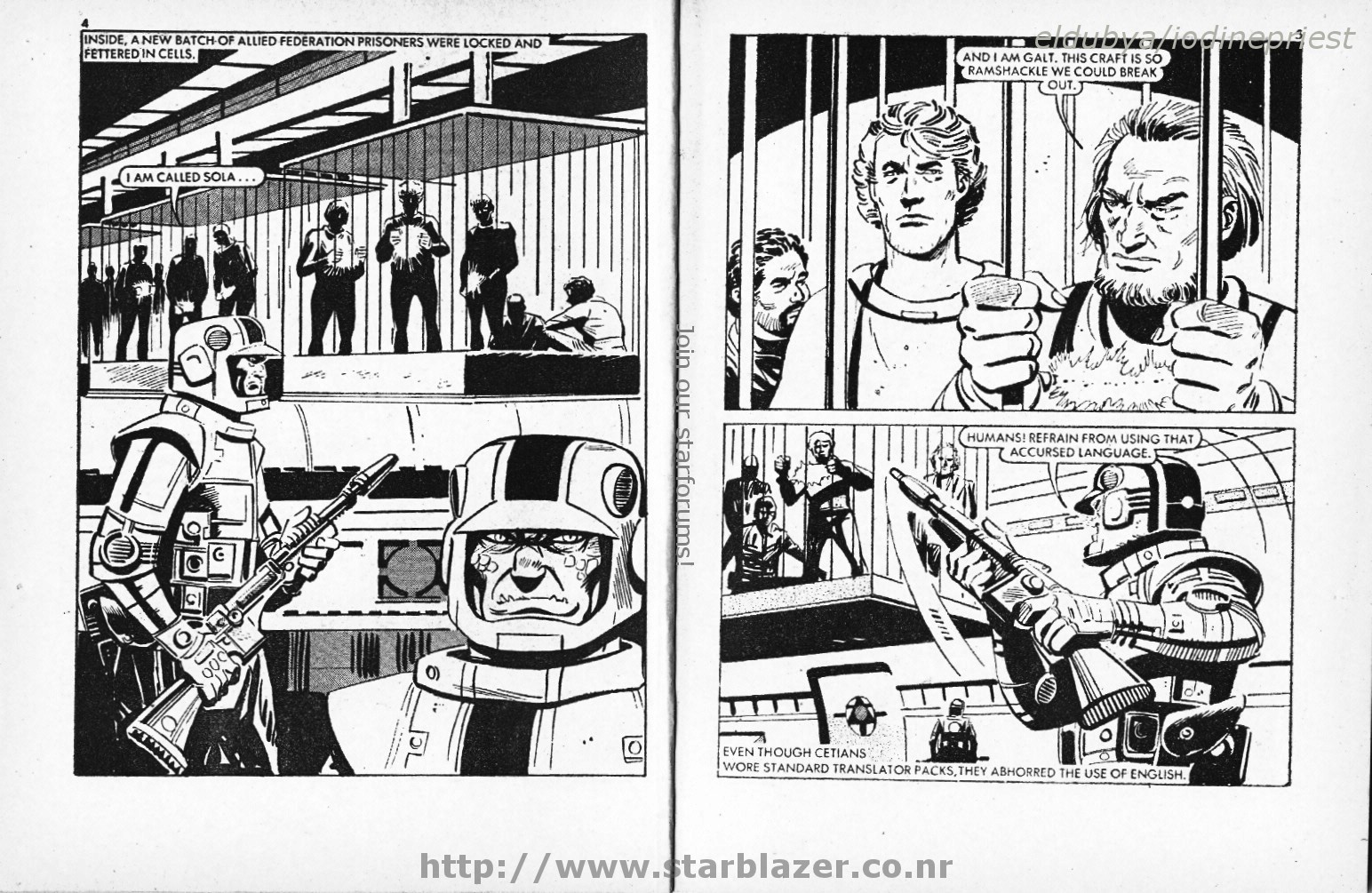 Read online Starblazer comic -  Issue #55 - 4