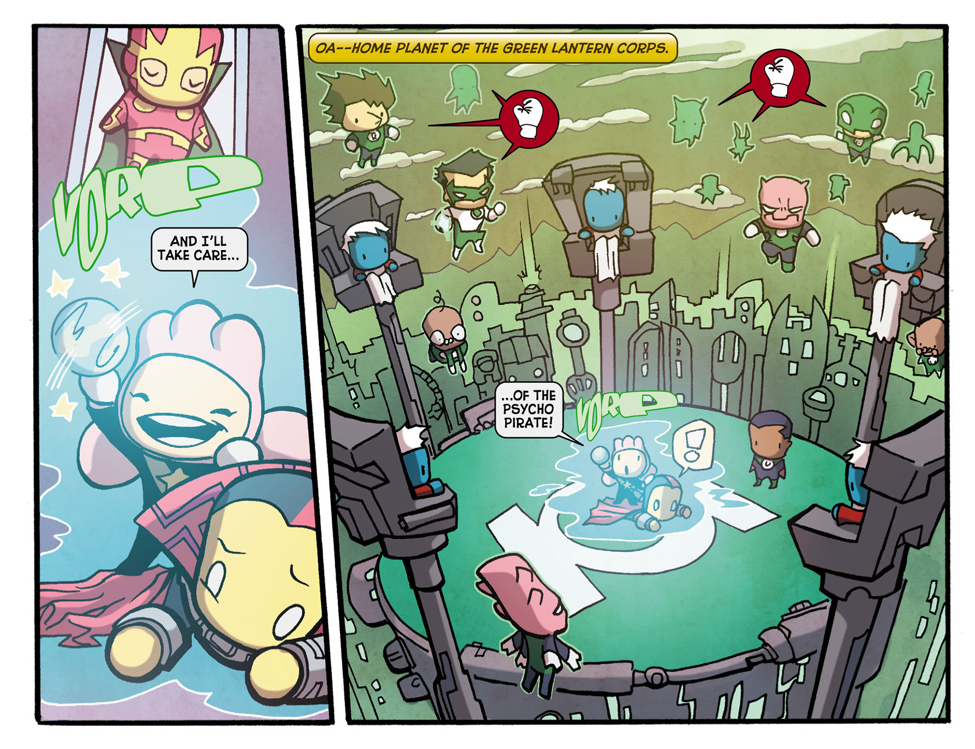 Read online Scribblenauts Unmasked: A Crisis of Imagination comic -  Issue #17 - 8