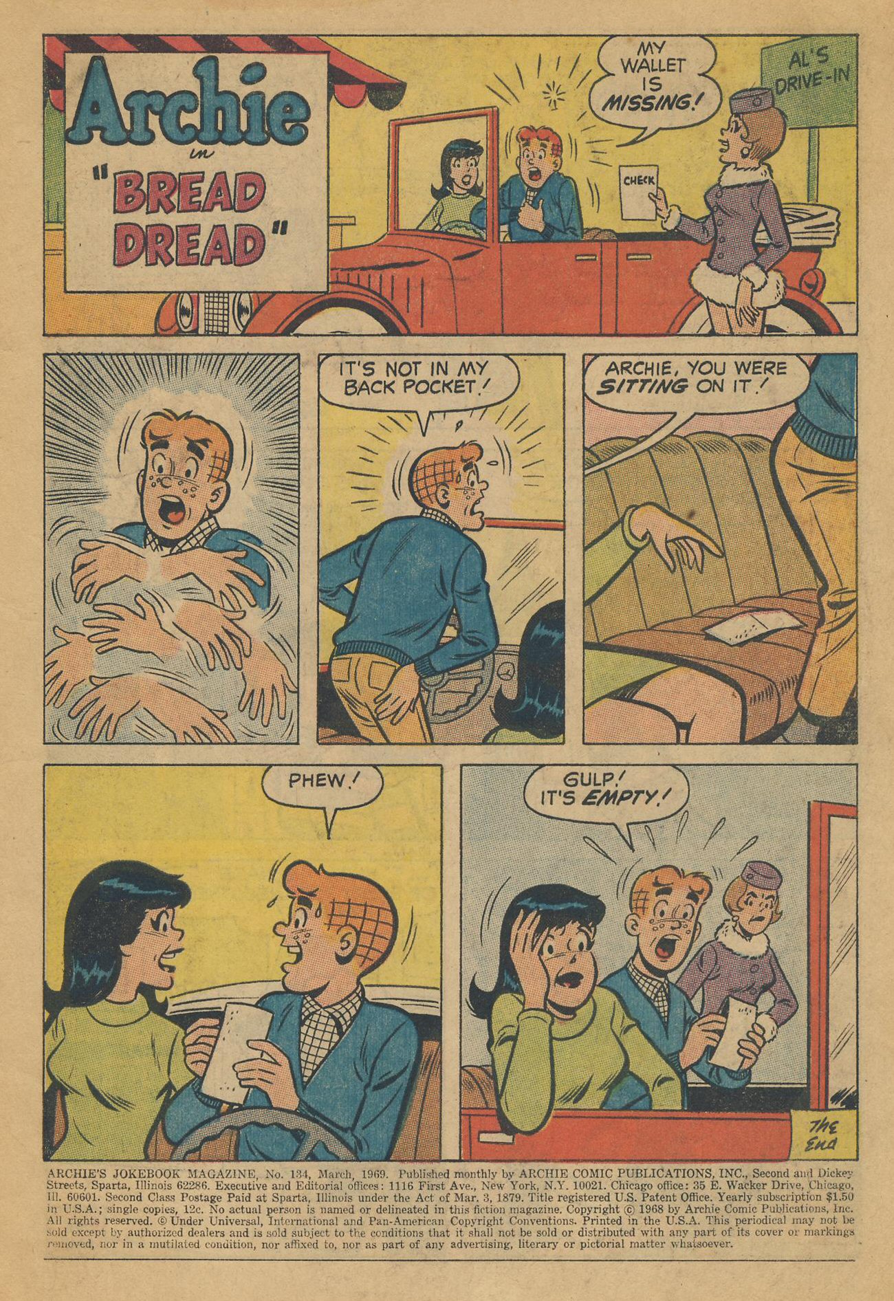 Read online Archie's Joke Book Magazine comic -  Issue #134 - 3