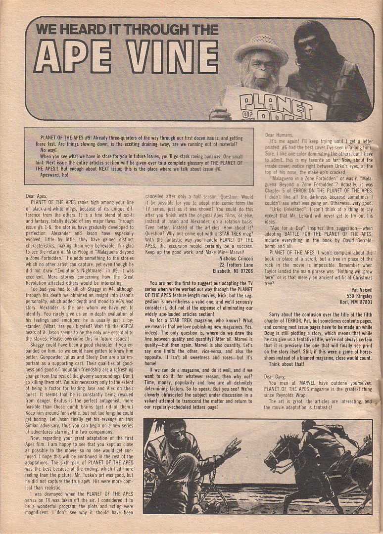 Read online Planet of the Apes comic -  Issue #9 - 4