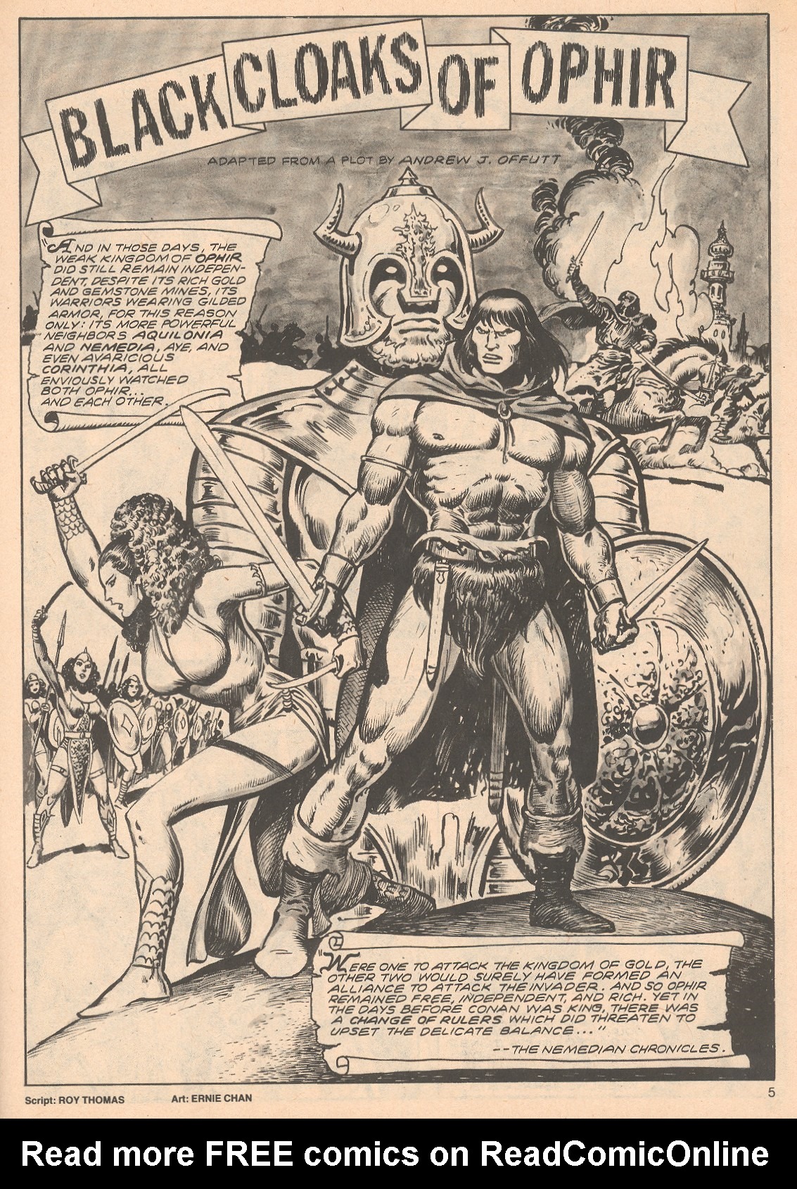 Read online The Savage Sword Of Conan comic -  Issue #68 - 5