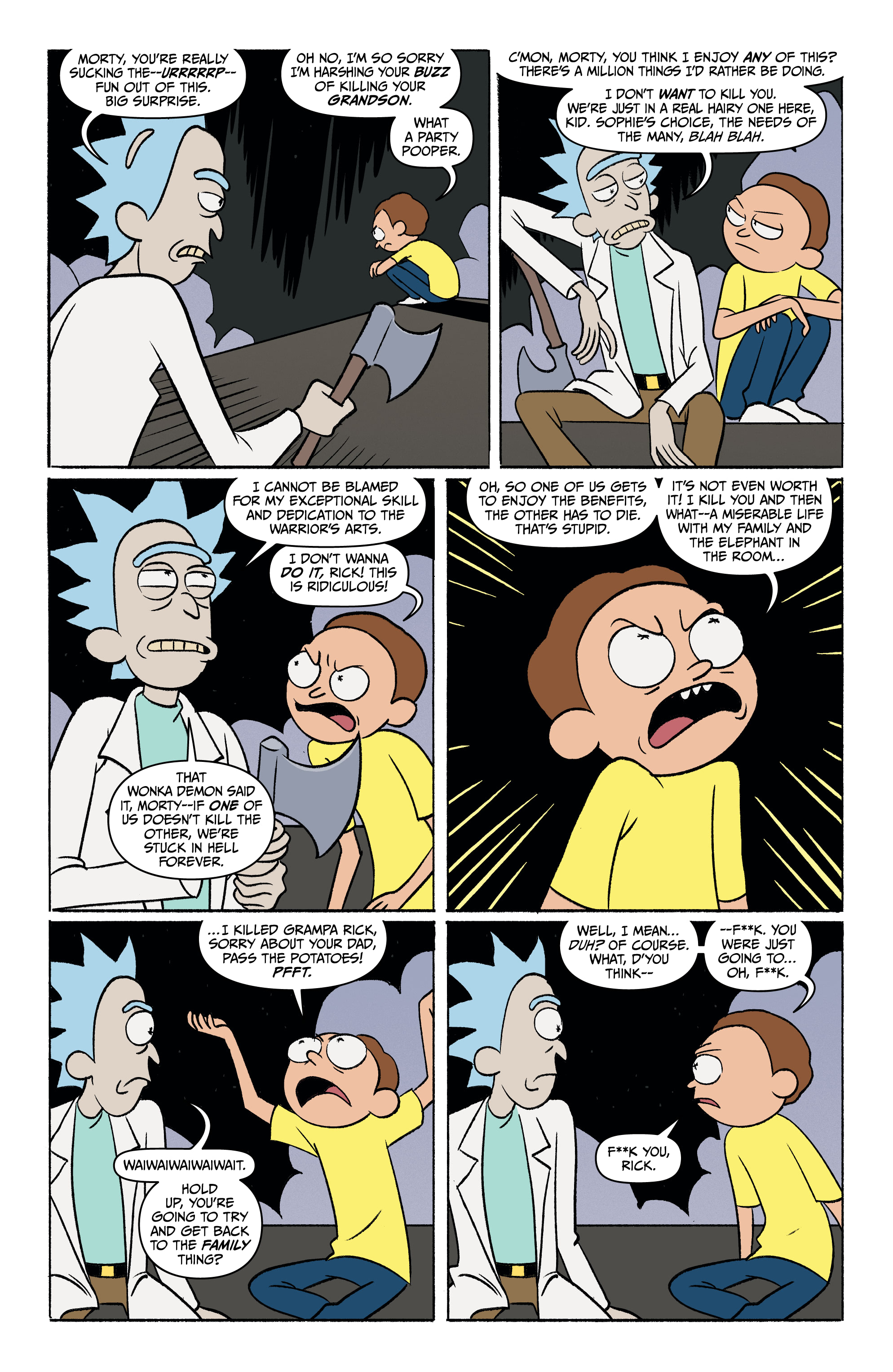 Read online Rick and Morty: Go to Hell comic -  Issue # _TPB - 85