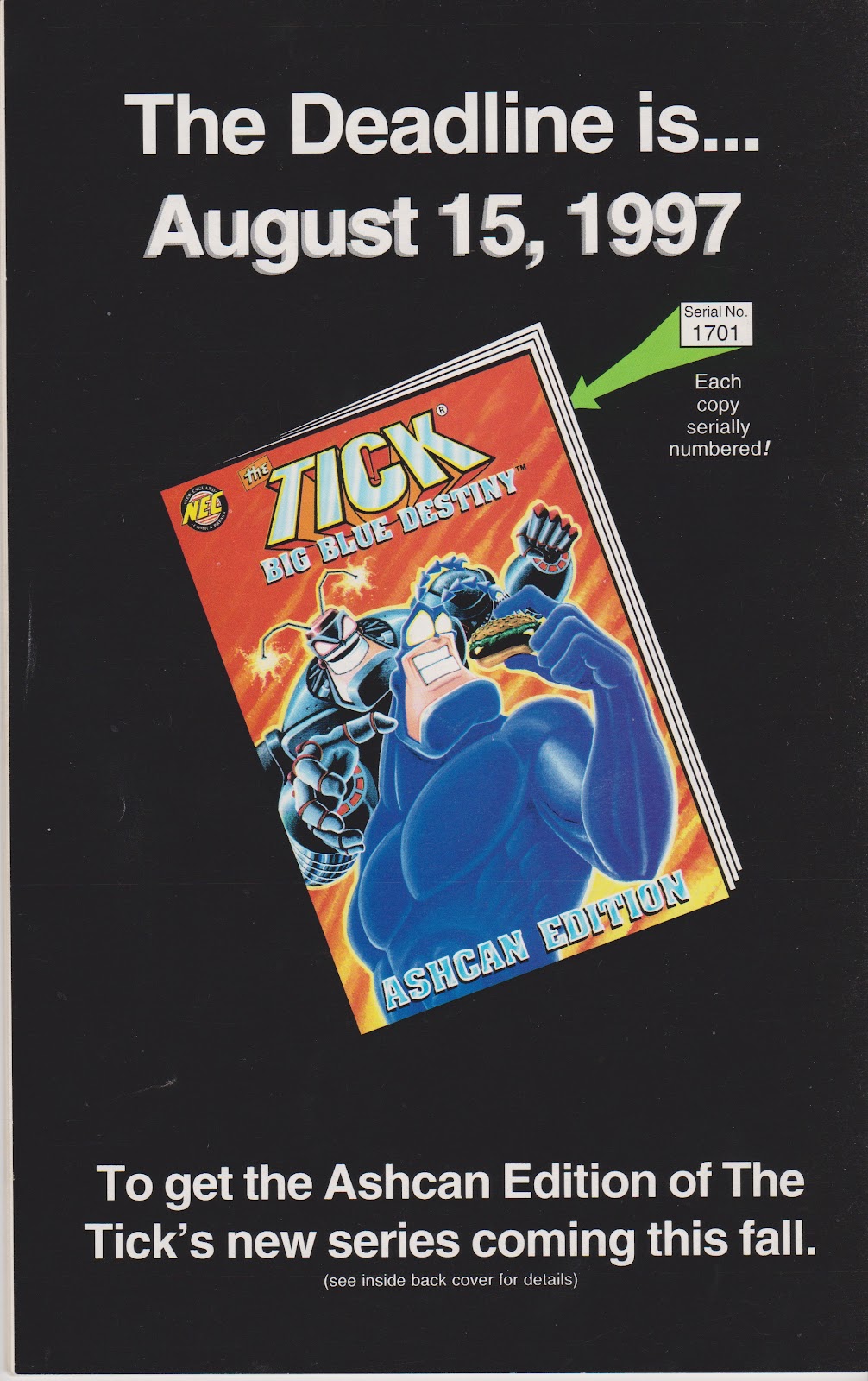 Read online The Tick's Back comic -  Issue # Full - 44