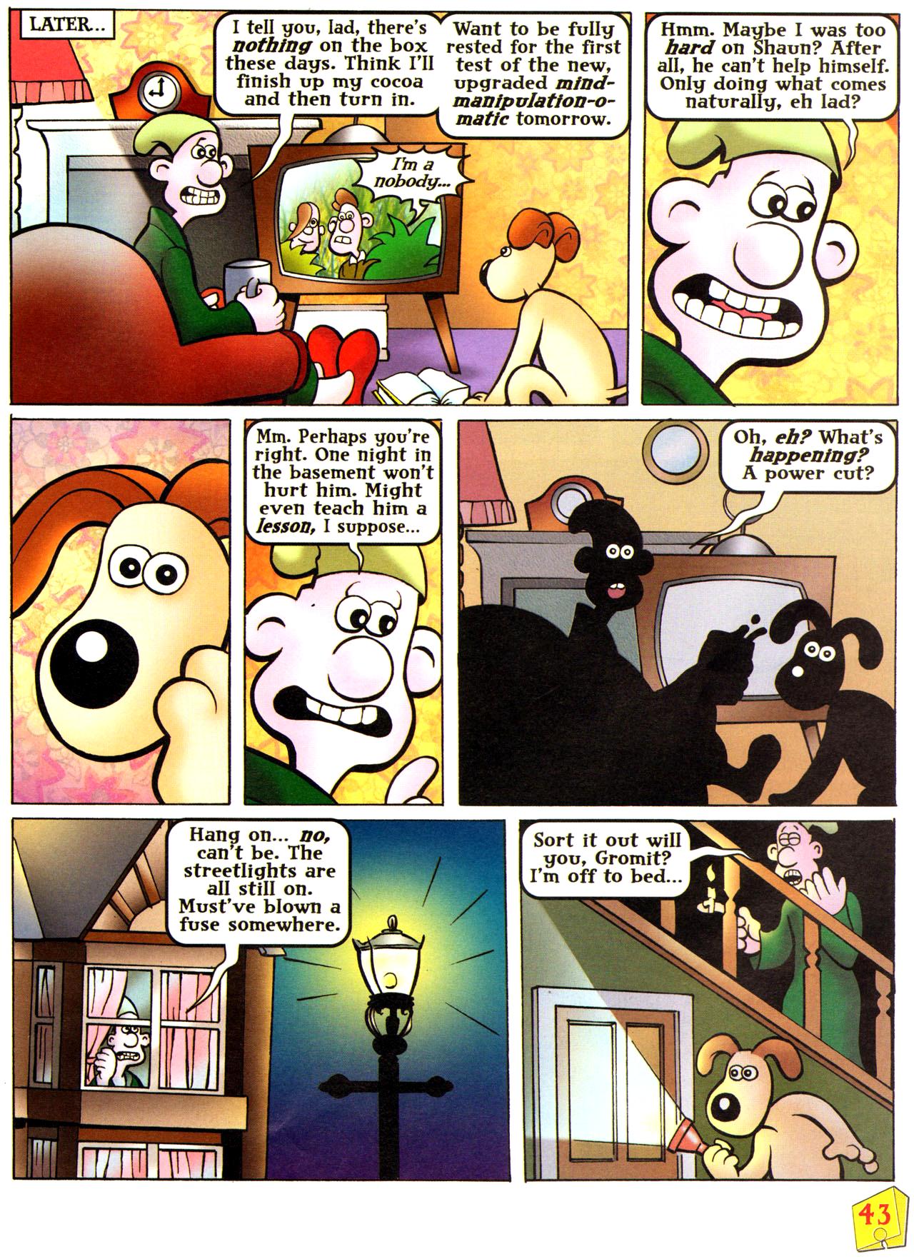Read online Wallace and Gromit Annual comic -  Issue #2008 - 45