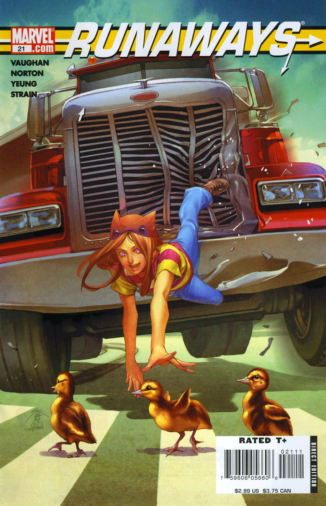 Read online Runaways (2005) comic -  Issue #21 - 1