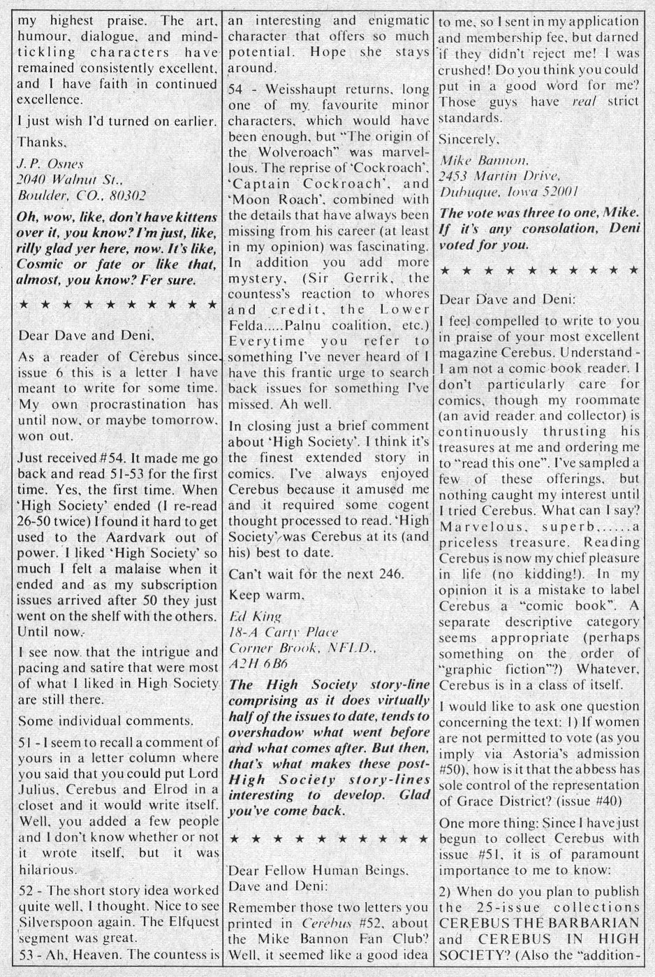 Read online Cerebus comic -  Issue #56 - 28